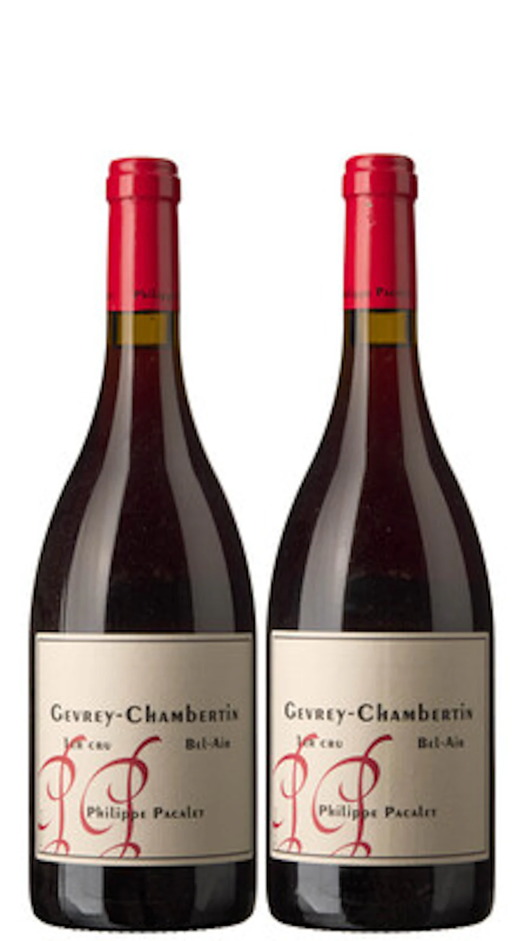 2 x Gevrey-Chambertin 1er Cru Bel-Air 2010, Philippe Pacalet