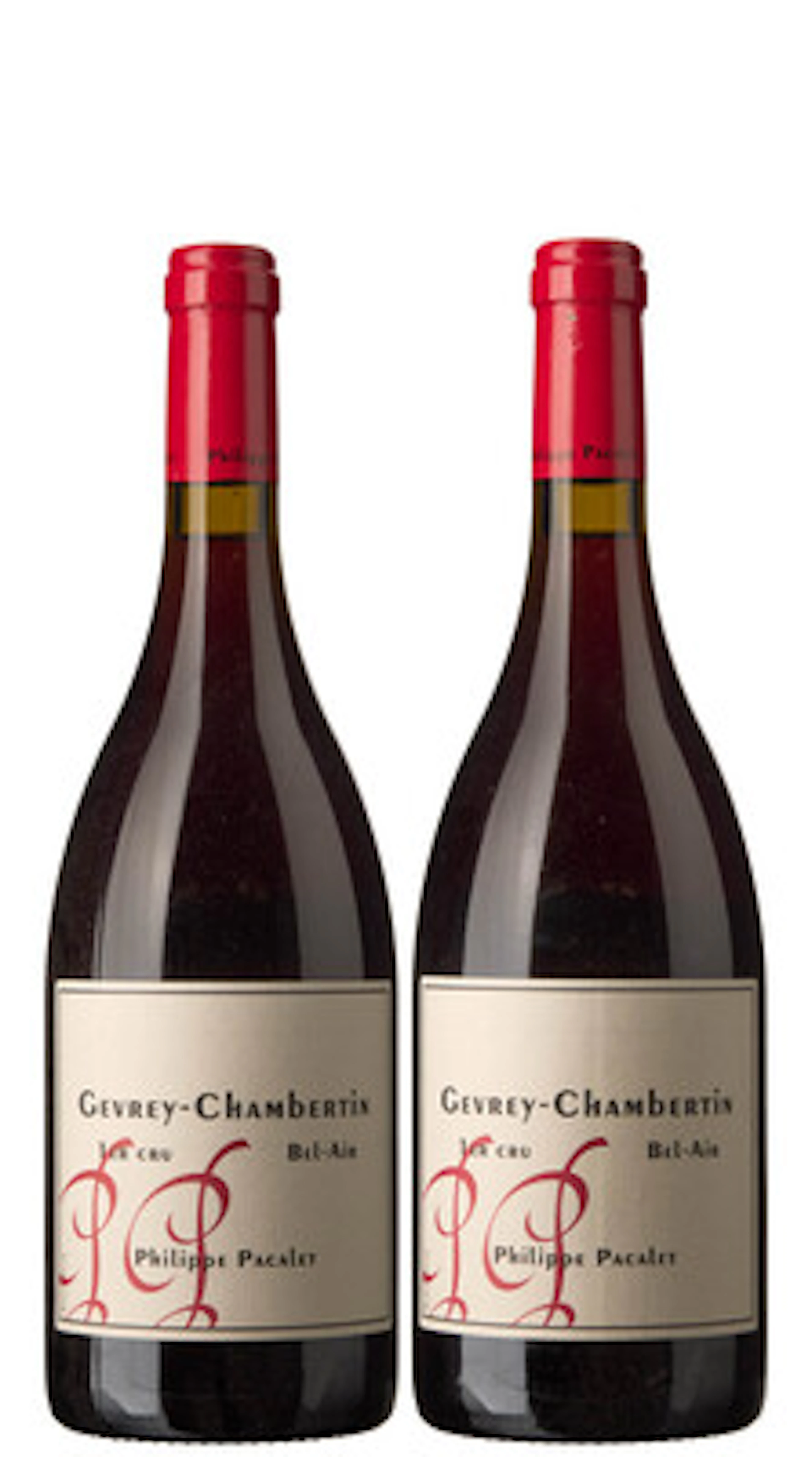 2 x Gevrey-Chambertin 1er Cru Bel-Air 2010, Philippe Pacalet