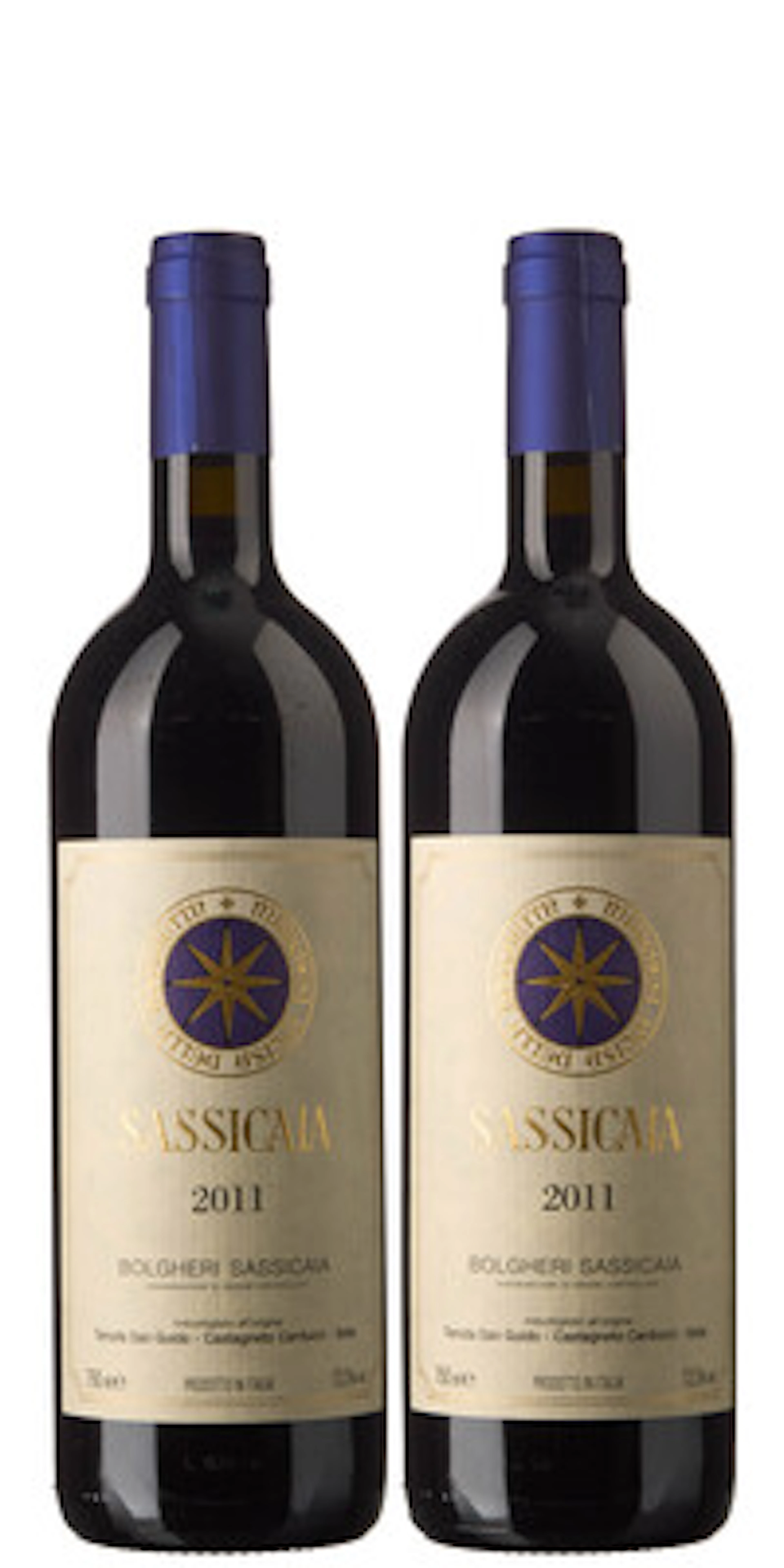 2 x Sassicaia 2011, Tenuta San Guido