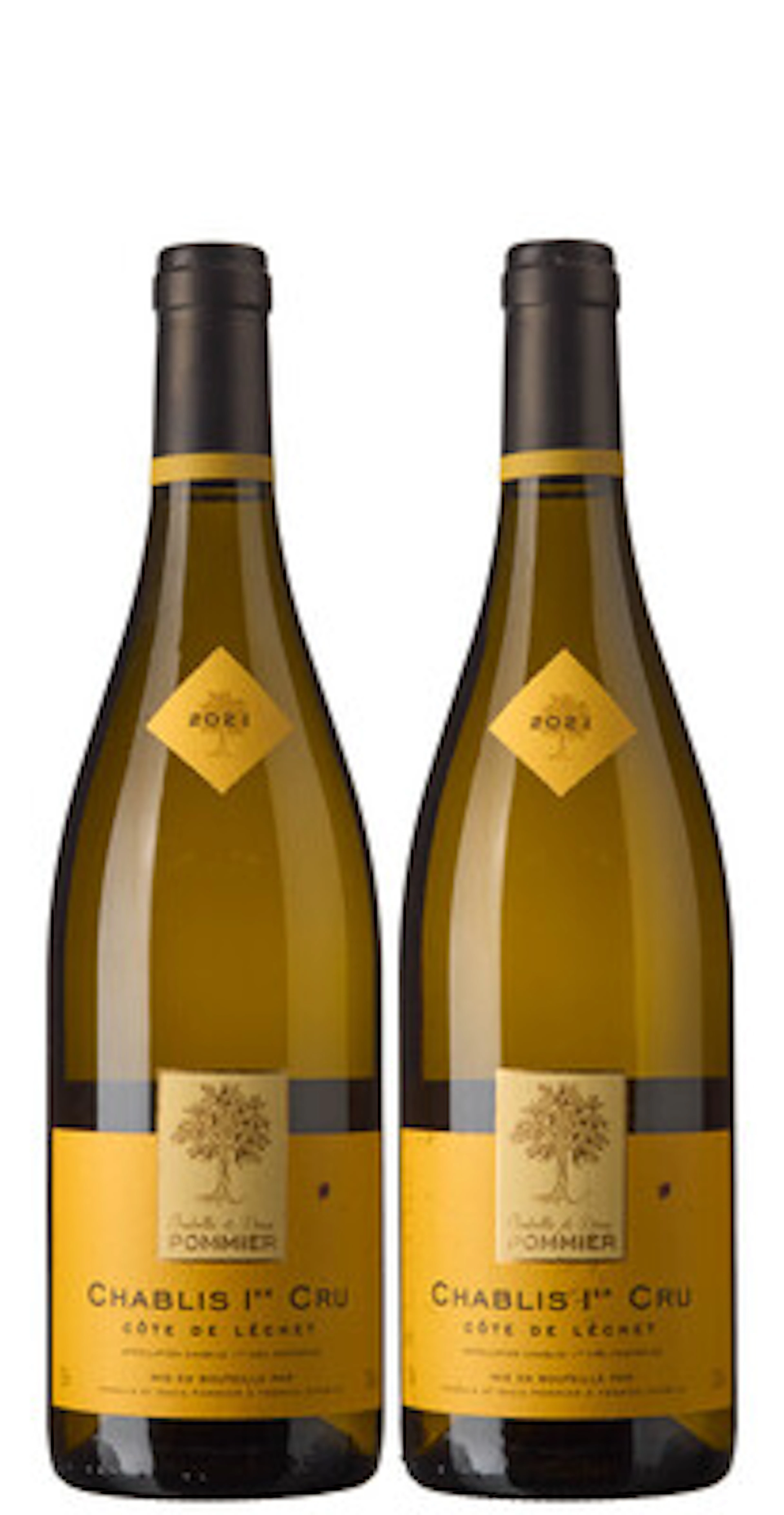 2 x Chablis 1er Cru Cote de Lechet 2021, Isabelle et Denis Pomier