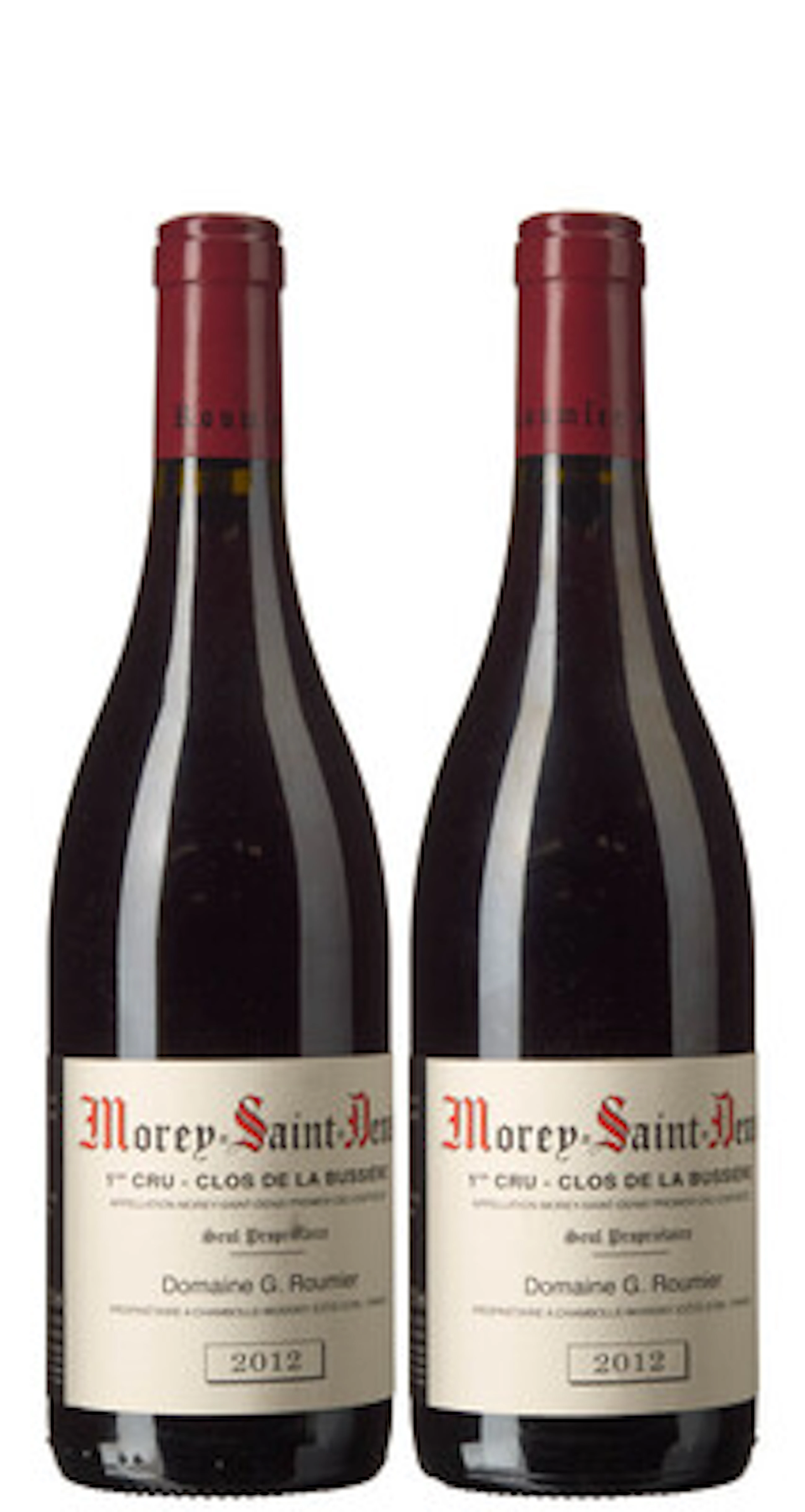2 x Morey-Saint-Denis 1er Cru Clos de la Bussiere 2012, G. Roumier