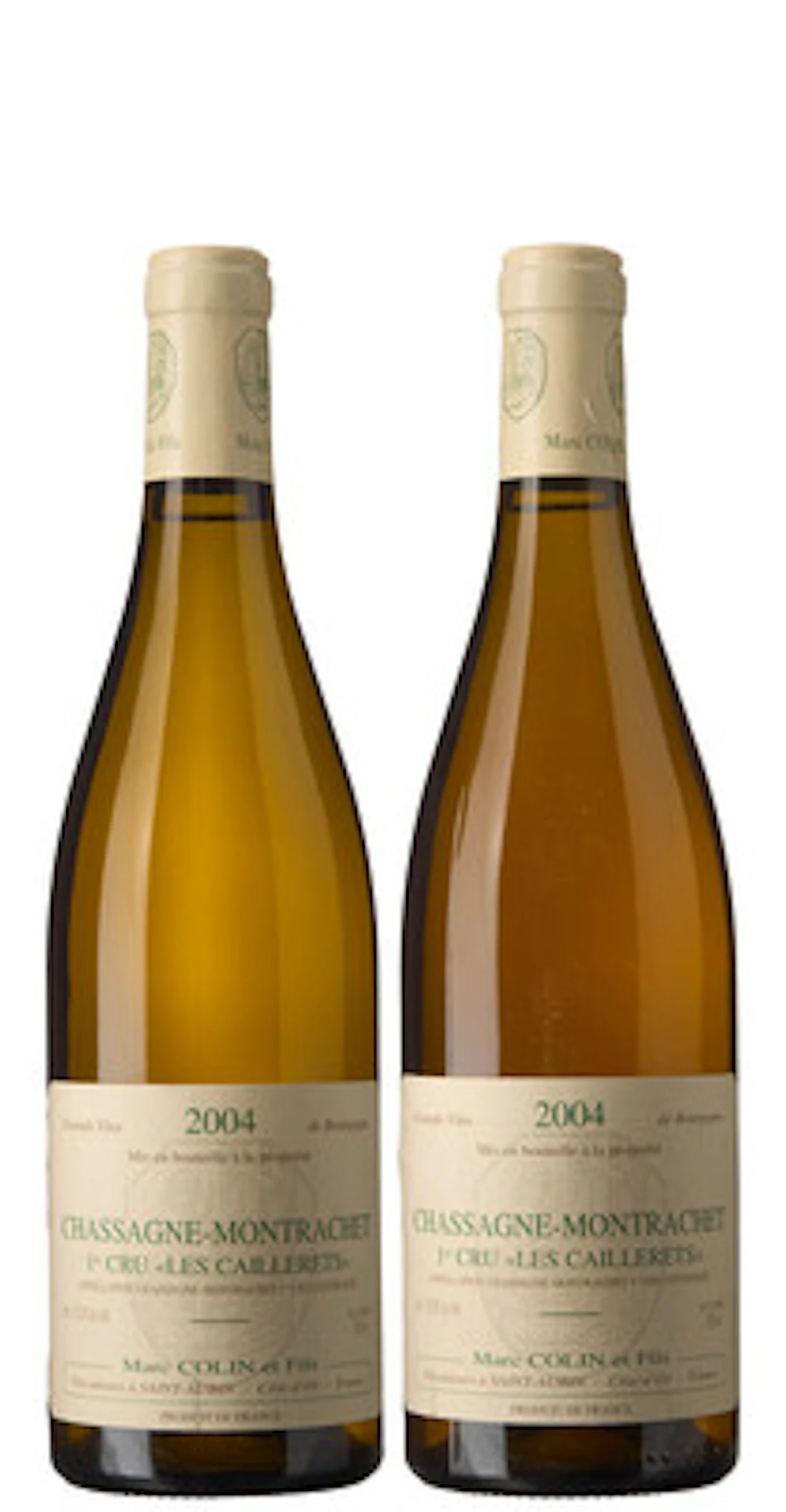 2 x Chassagne-Montrachet 1er Cru Les Caillerets 2004, Marc Colin et Fils