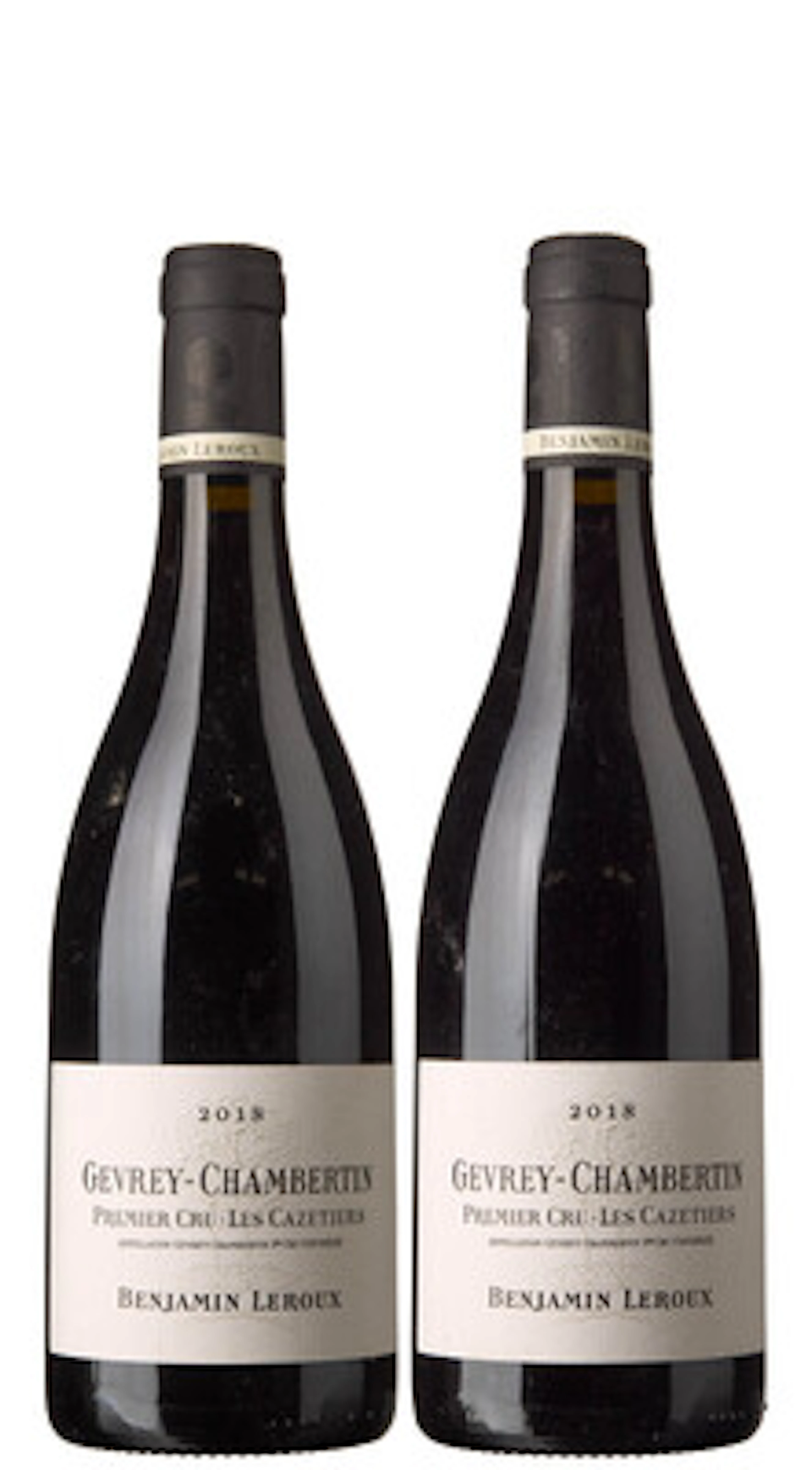 2 x Gevrey-Chambertin 1er Cru Les Cazetiers 2018, Benjamin Leroux