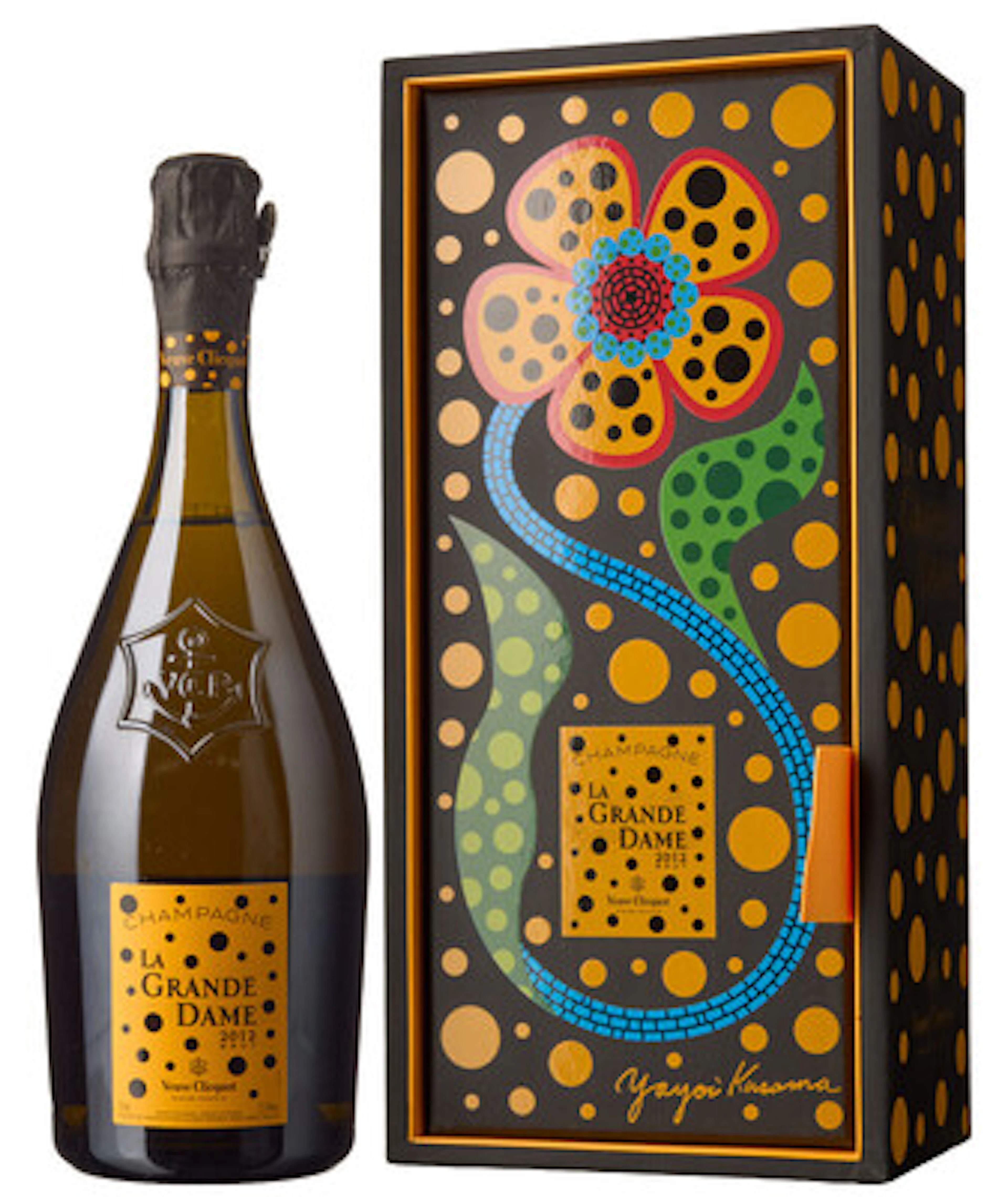 1 x Champagne La Grande Dame Yayoi Kusama Edition Brut 2012, Veuve