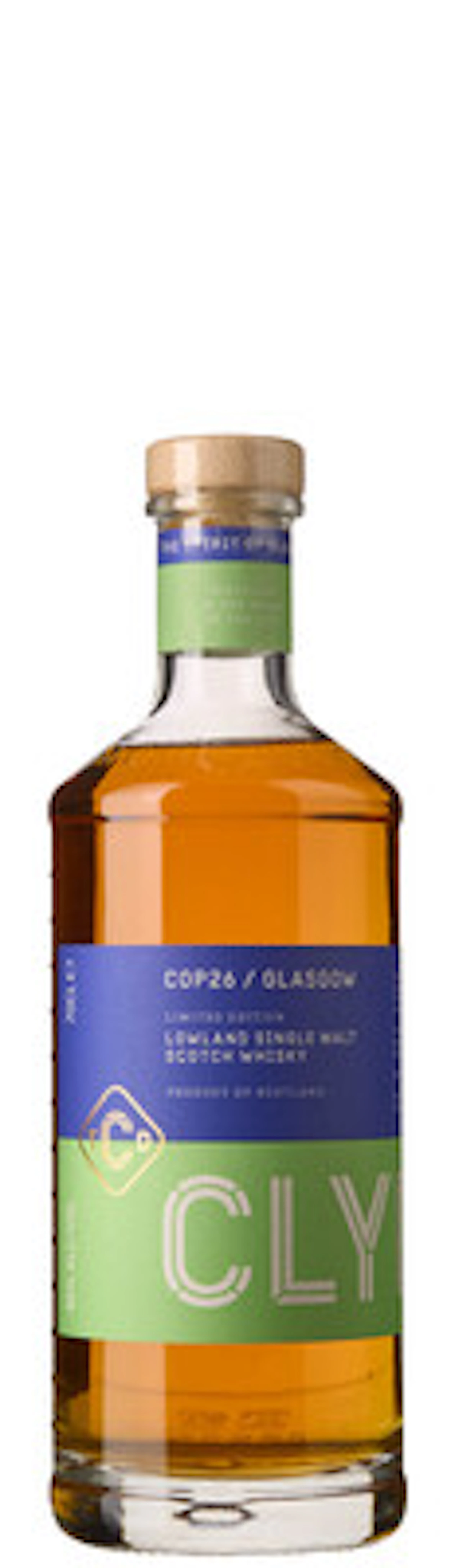 1 x Clydeside Lowland Single Malt Scotch Whisky COP26 / Glasgow