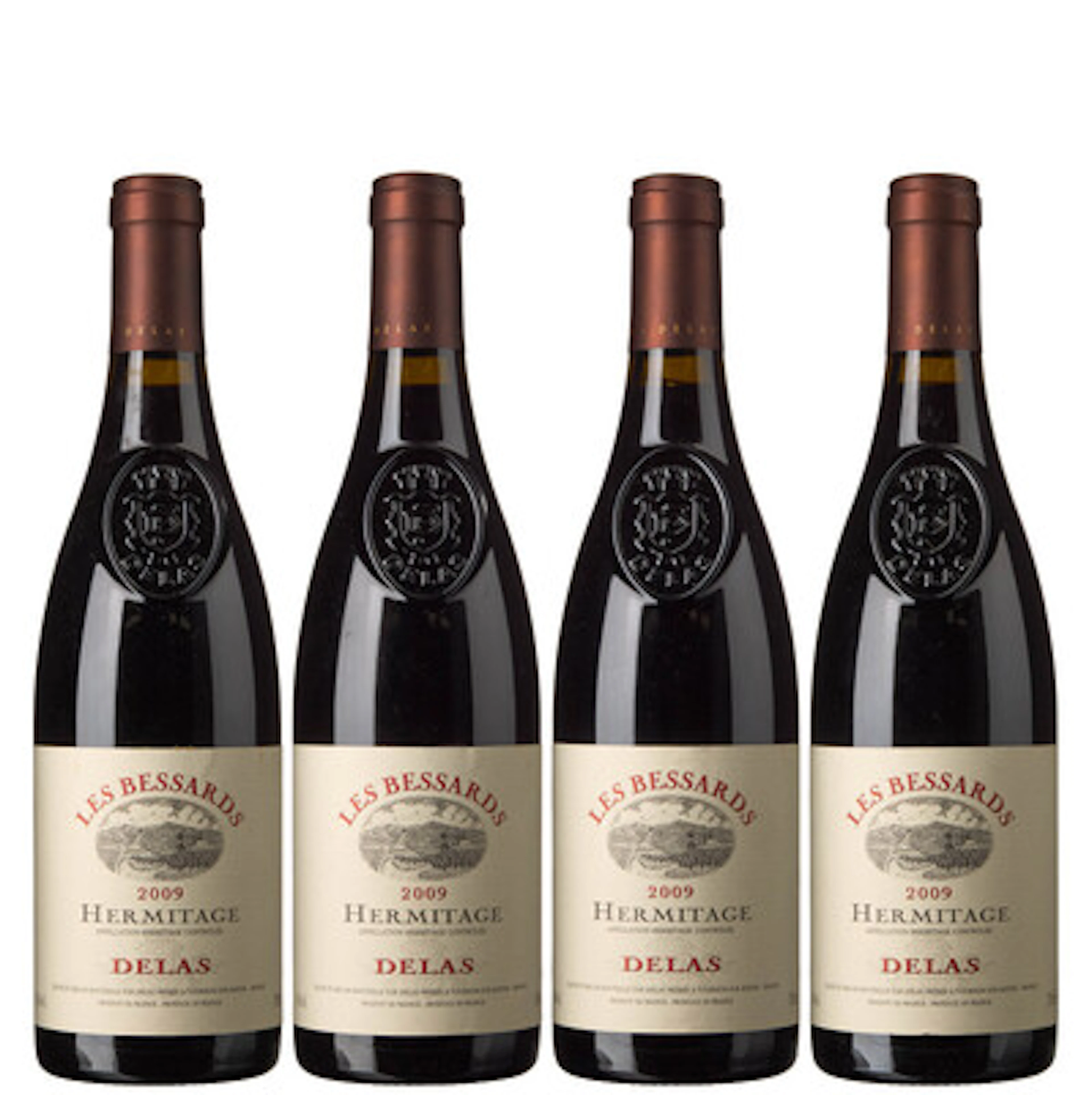 4 x Hermitage Les Bessards 2009, Delas