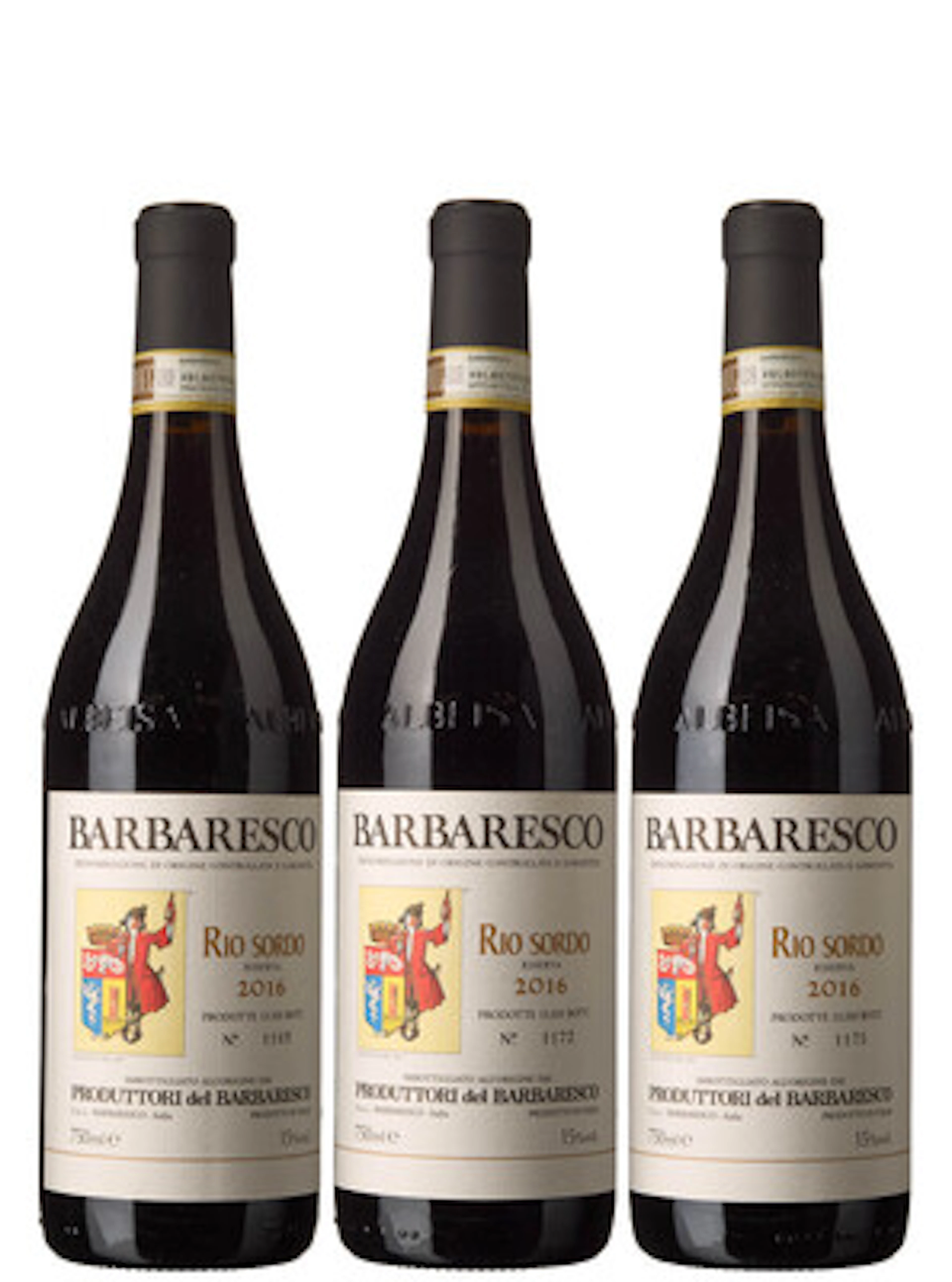 3 x Barbaresco Riserva Rio Sordo 2016, Produttori del Barbaresco