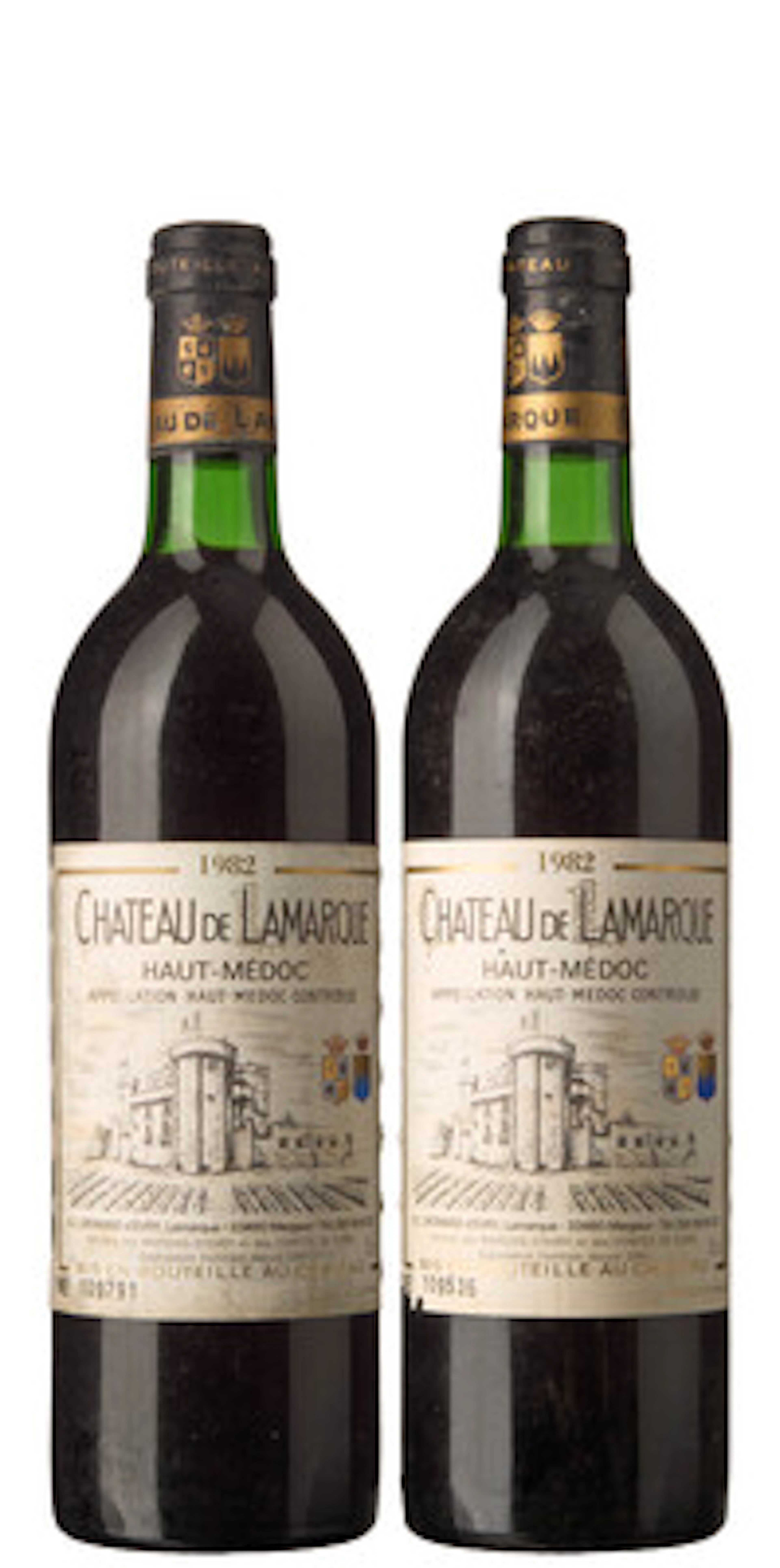 2 x Chateau de Lamarque 1982