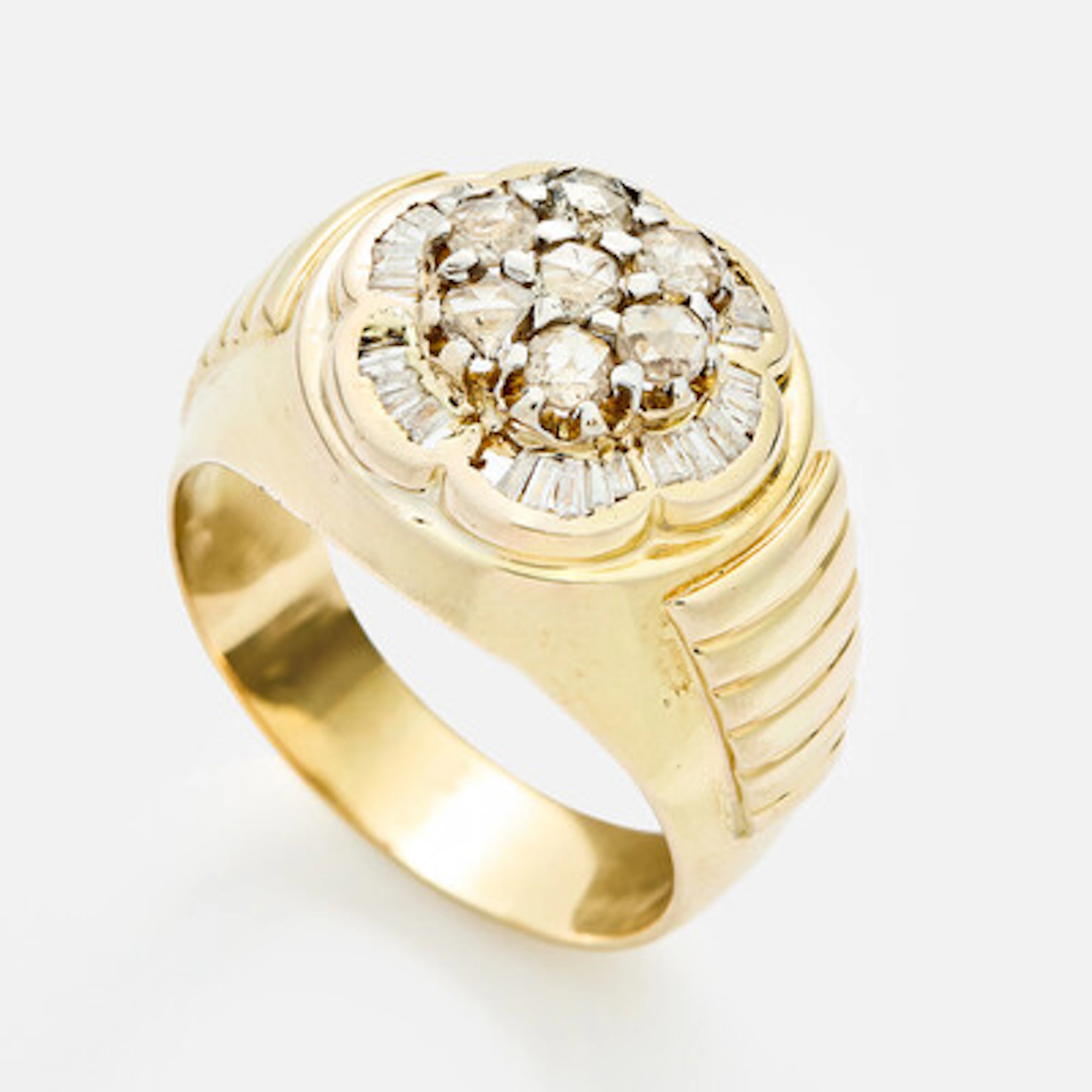 Ring med diamanter