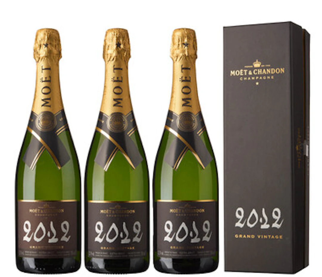 3 x Champagne Grand Vintage Extra Brut 2012, Moët & Chandon (OCB)