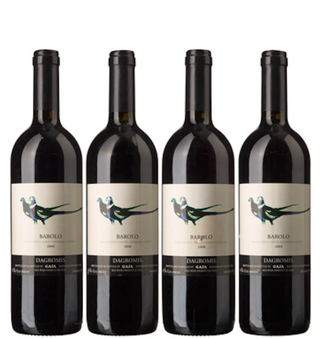 4 x Barolo Dagromis 2008, Gaja