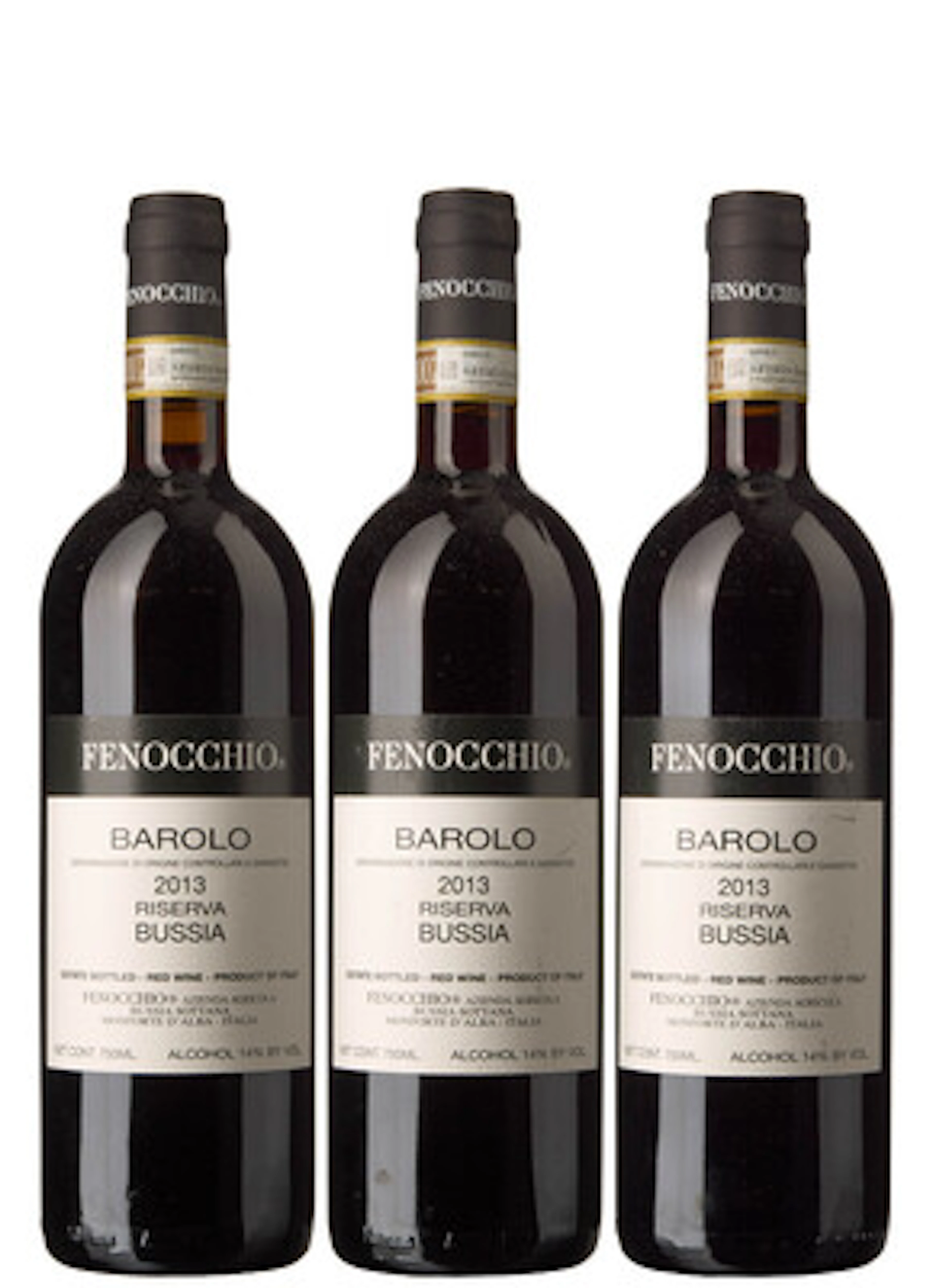 3 x Barolo Riserva Bussia 2013, Fenocchio