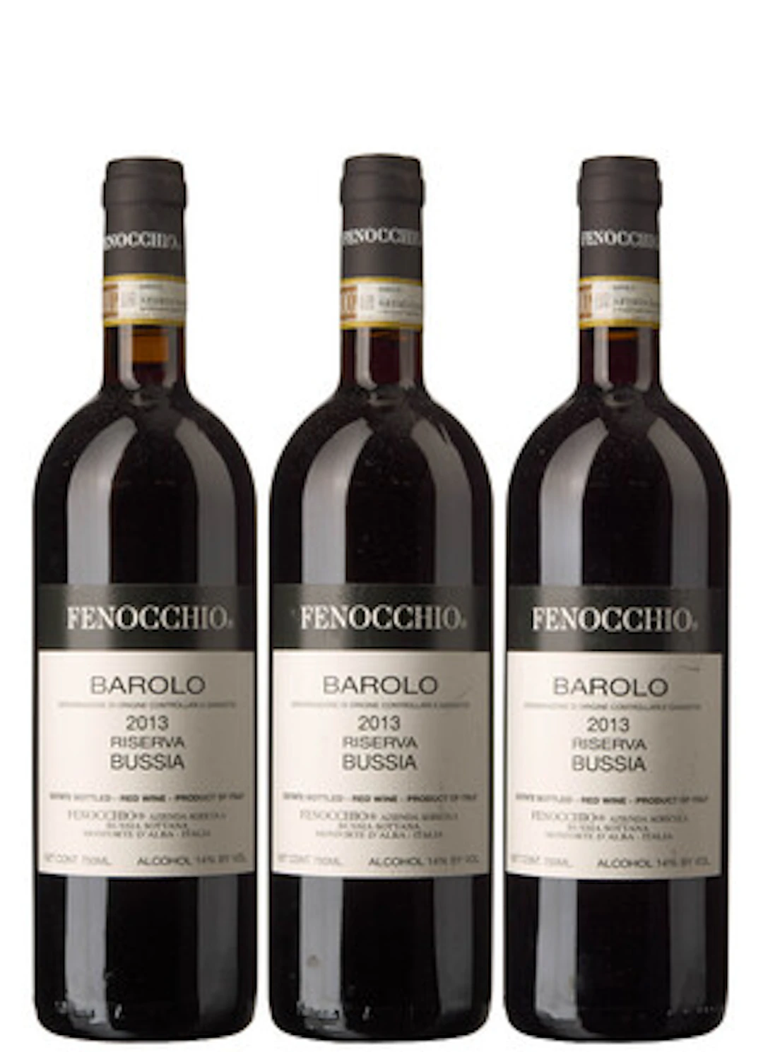 3 x Barolo Riserva Bussia 2013, Fenocchio