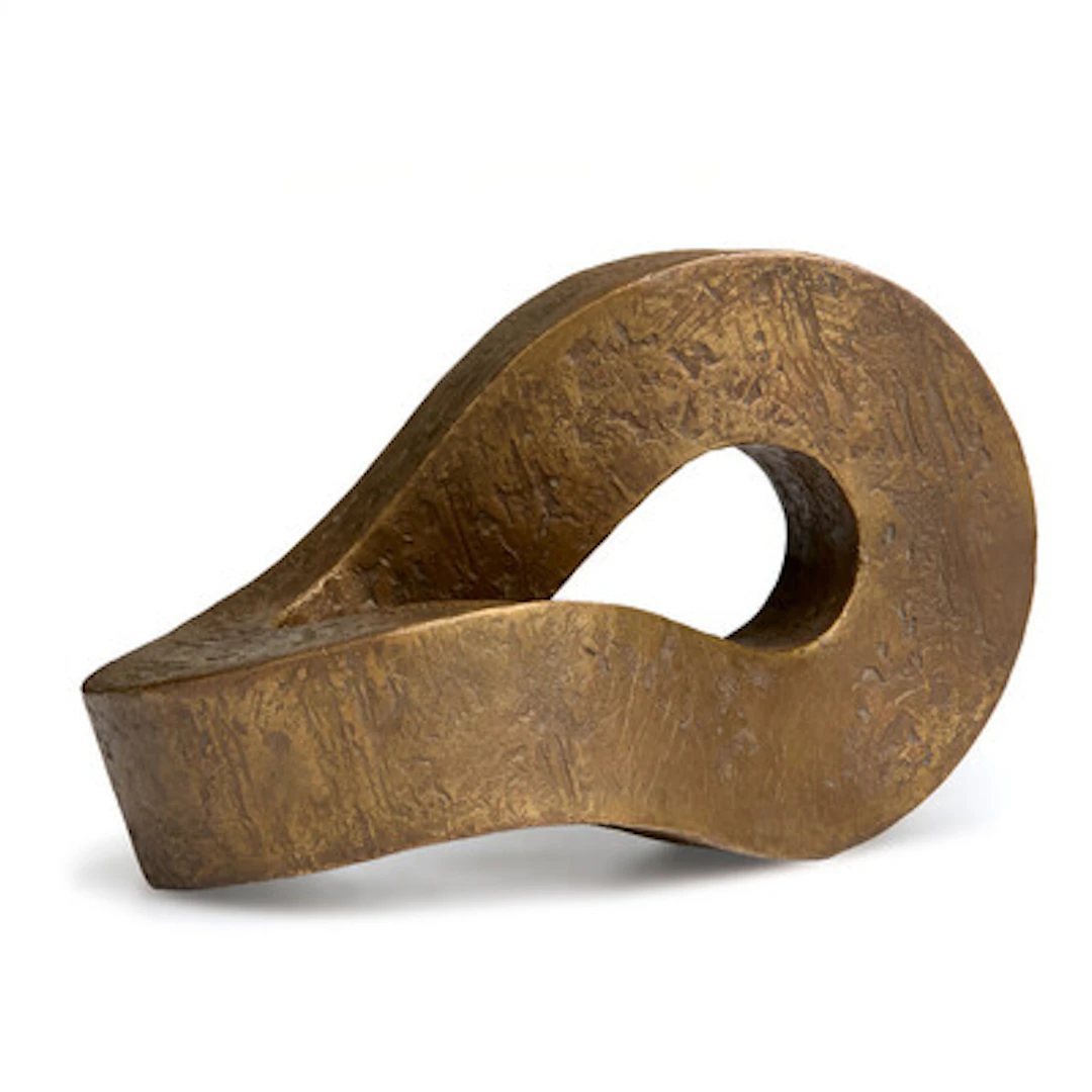 "Møbius liggende" 1990-1993 Bronse, 14,5 x 24 x 14 cm Usignert