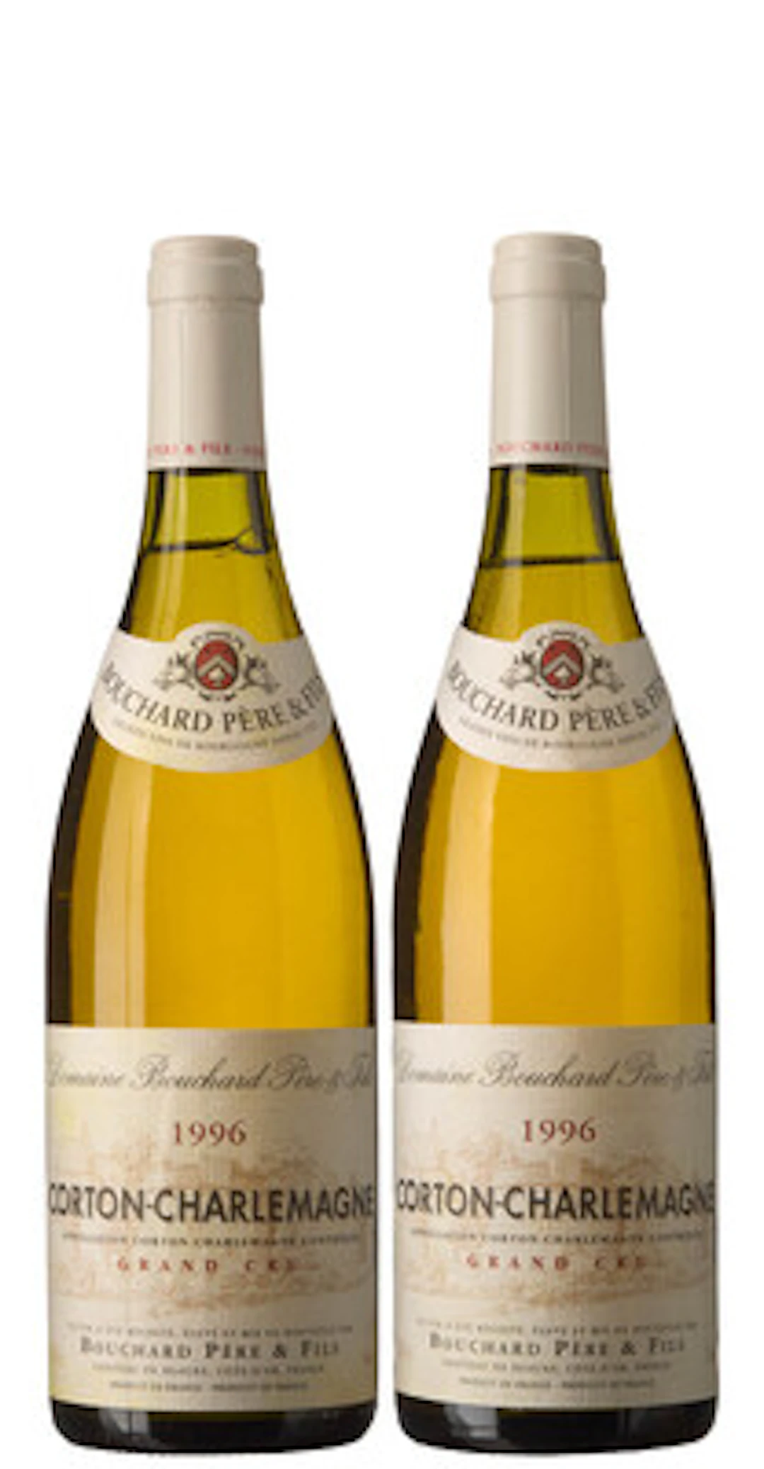 2 x Corton-Charlemagne Grand Cru 1996, Domaine Bouchard Pere & Fils