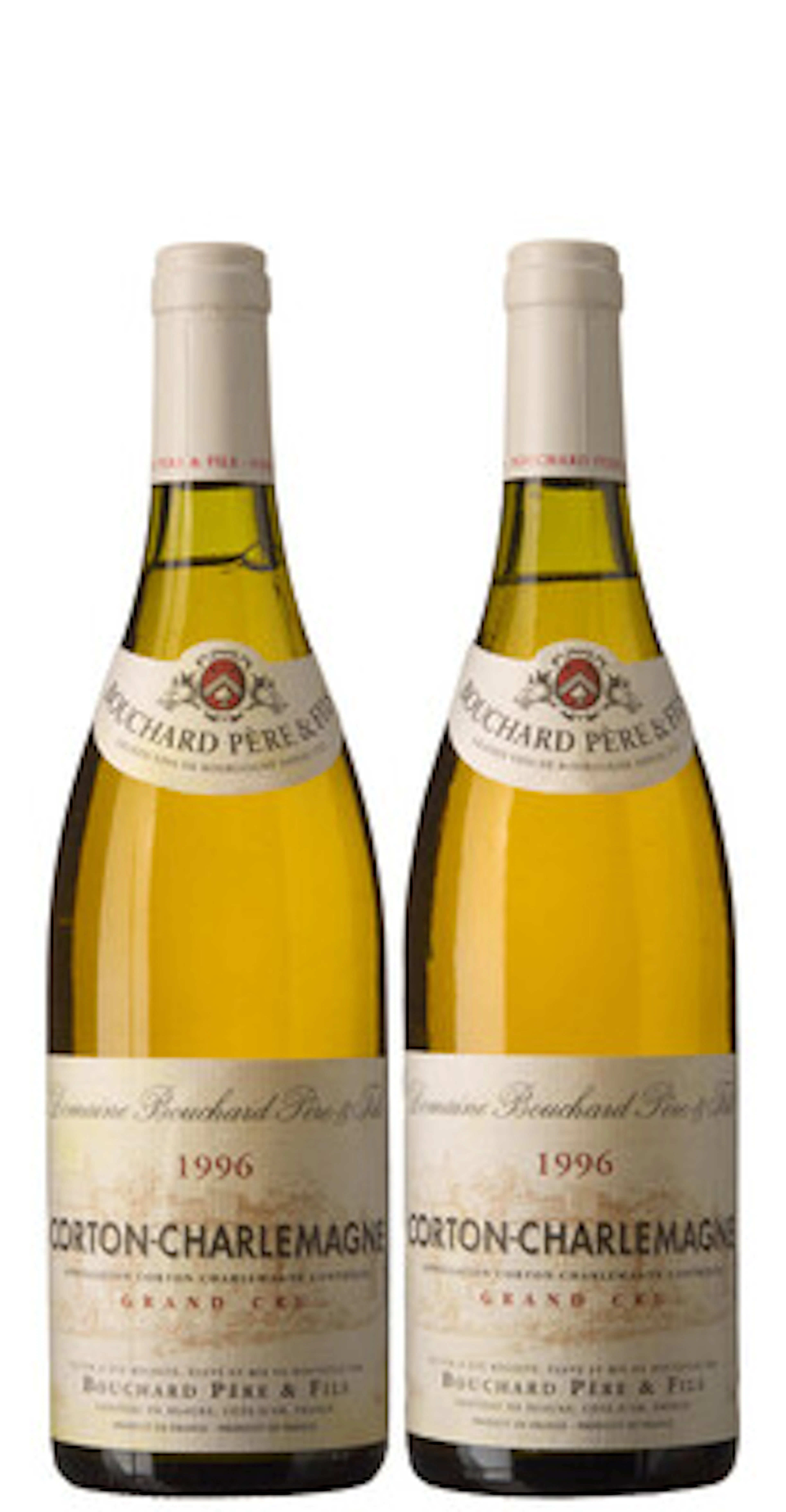 2 x Corton-Charlemagne Grand Cru 1996, Domaine Bouchard Pere & Fils