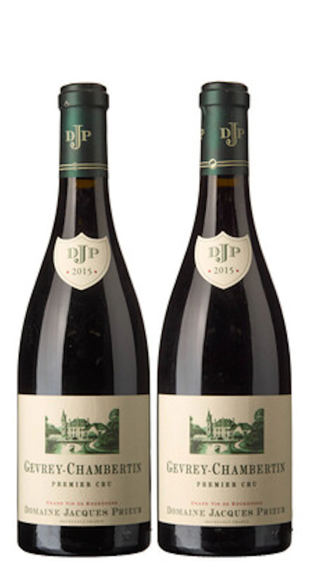 2 x Gevrey-Chambertin 1er Cru 2015, Jacques Prieur