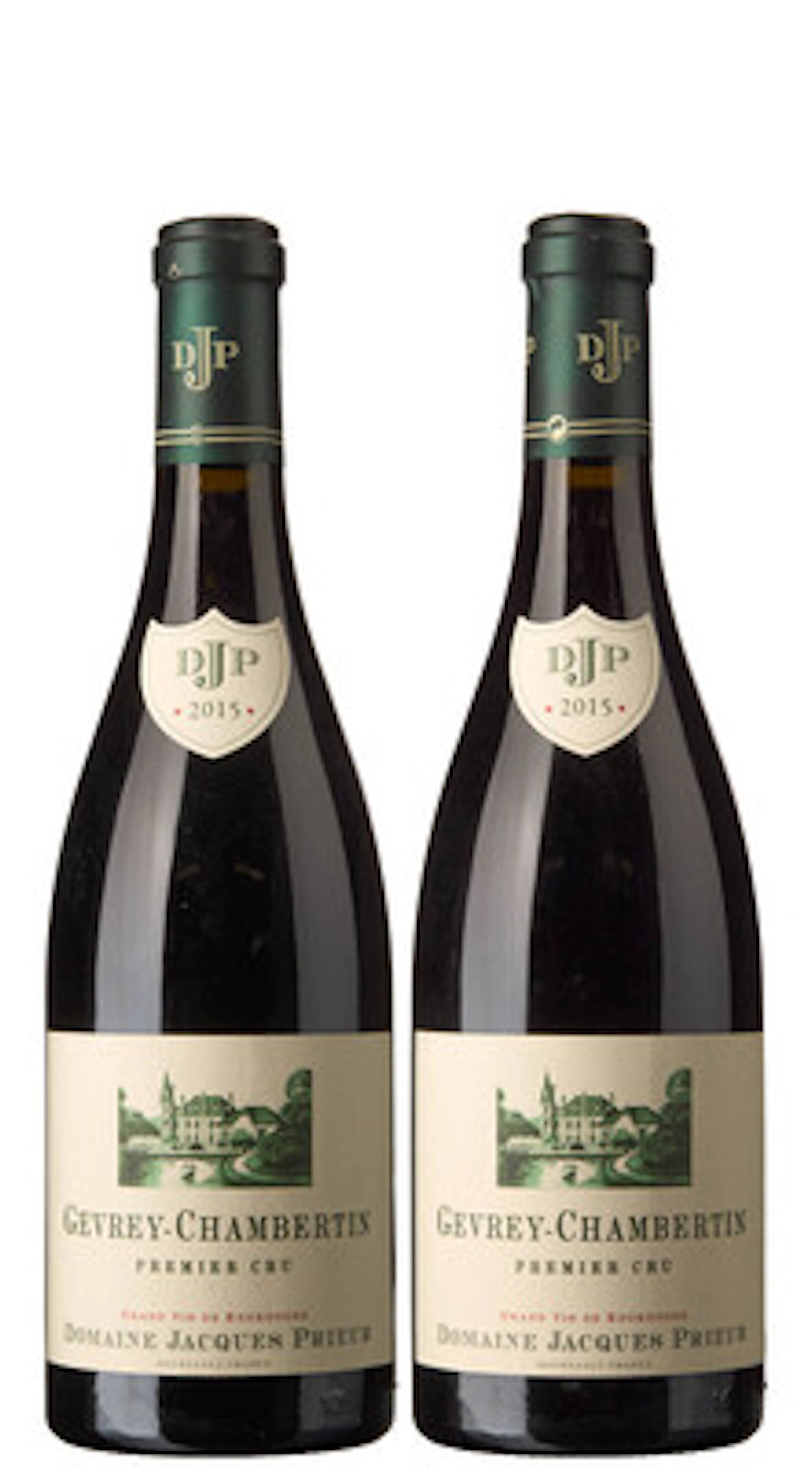 2 x Gevrey-Chambertin 1er Cru 2015, Jacques Prieur