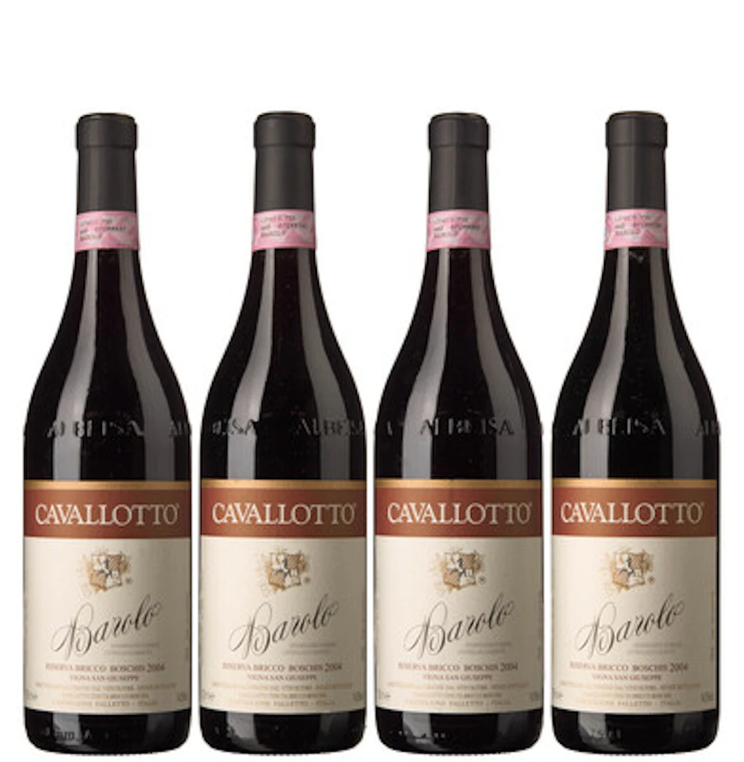 4 x Barolo Riserva Bricco Boschis Vigna San Giuseppe 2004, Cavallotto