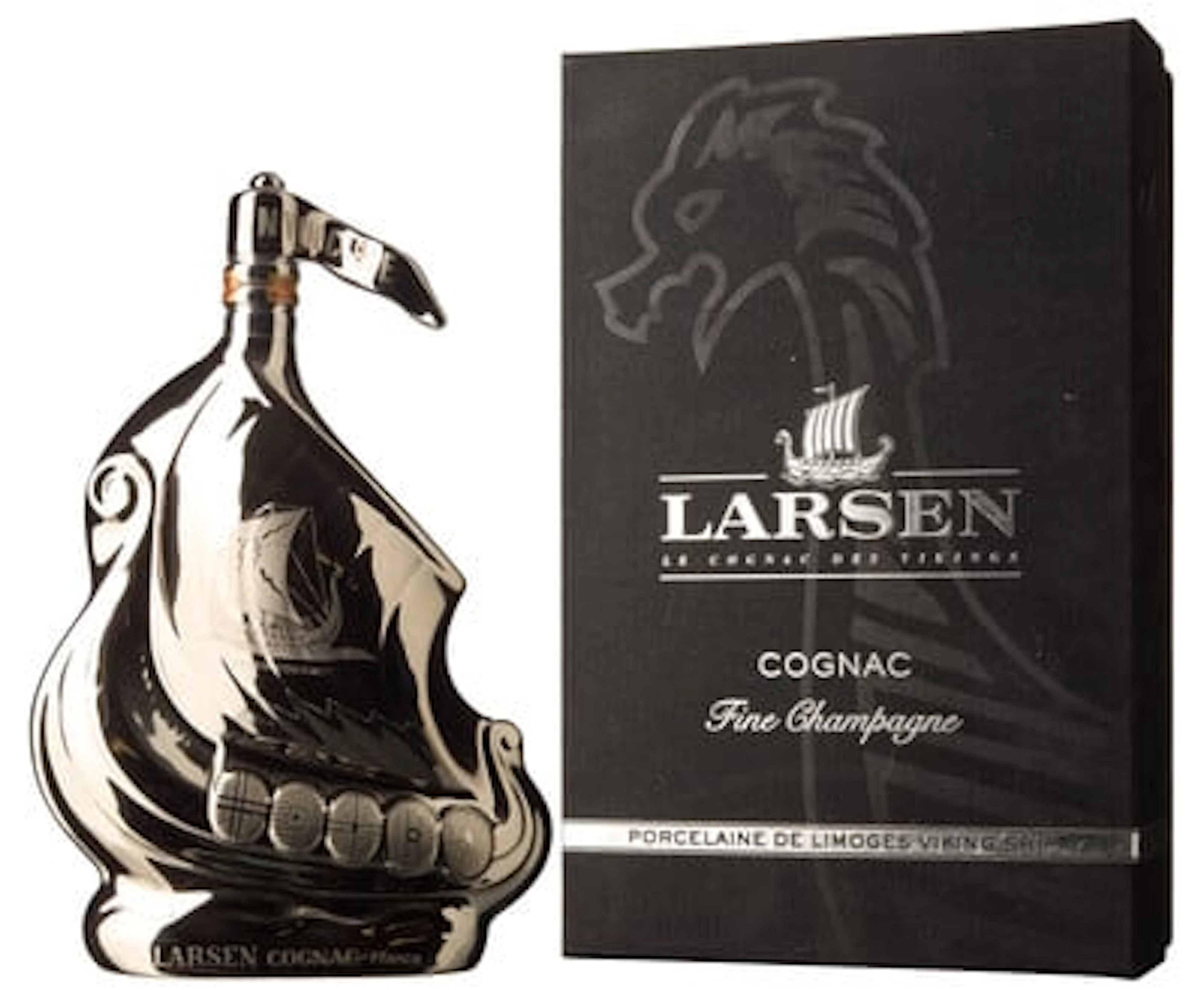1 x Larsen Cognac Fine Champagne Viking Ship (OCB)
