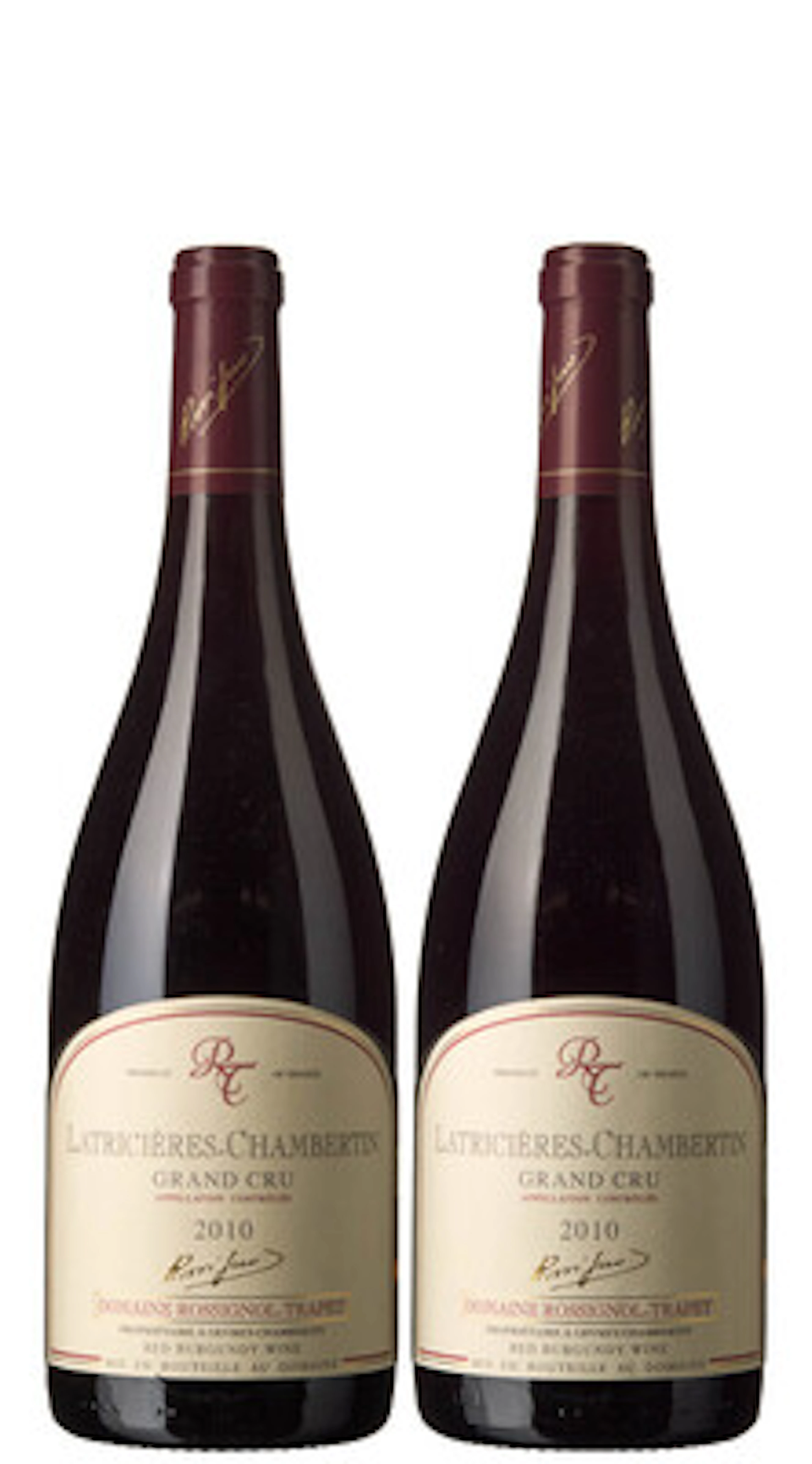 2 x Latricieres-Chambertin Grand Cru 2010, Rossignol-Trapet
