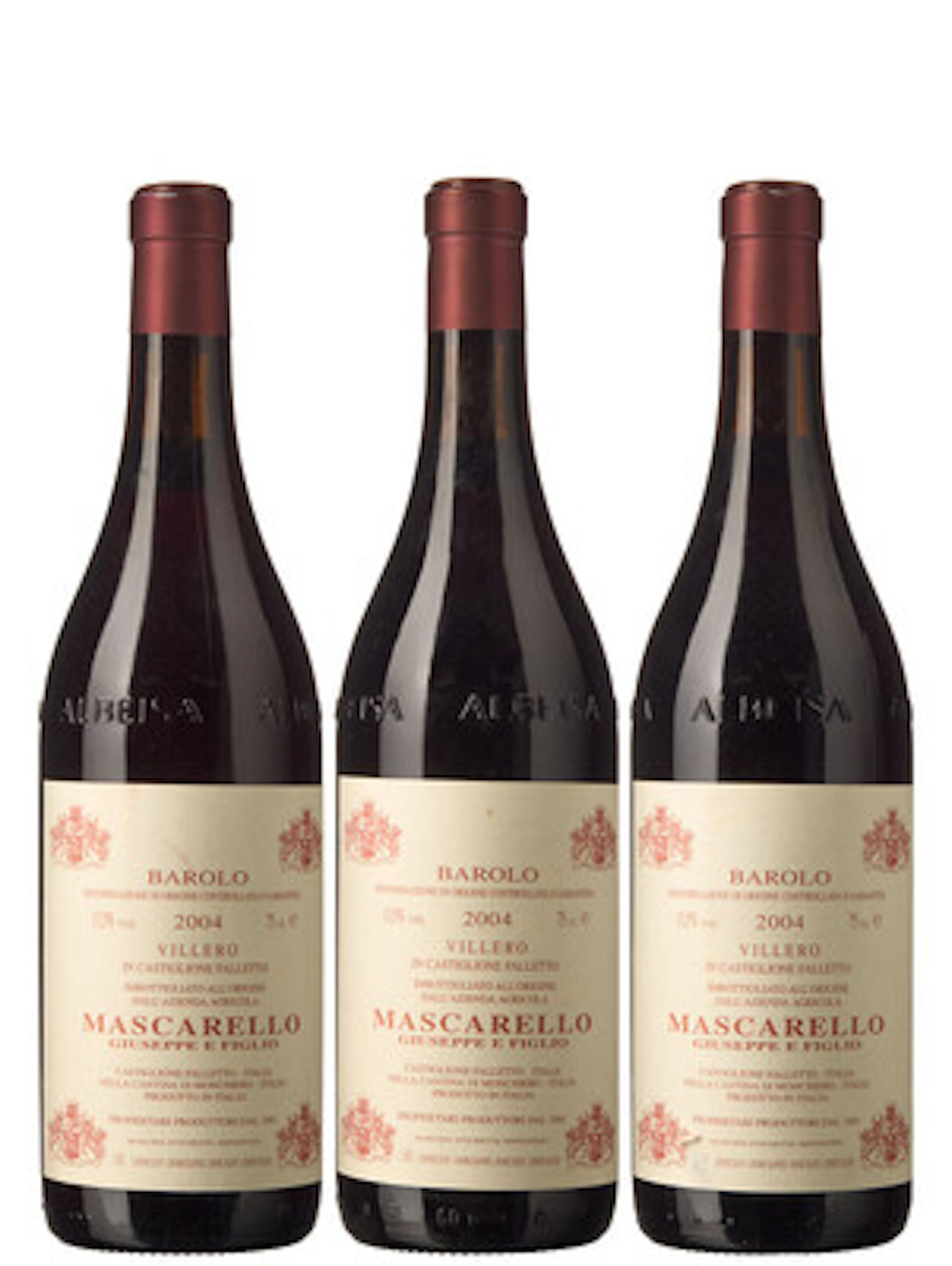 3 x Barolo Villero in Castiglione Falletto 2004, Giuseppe Mascarello e Figlio