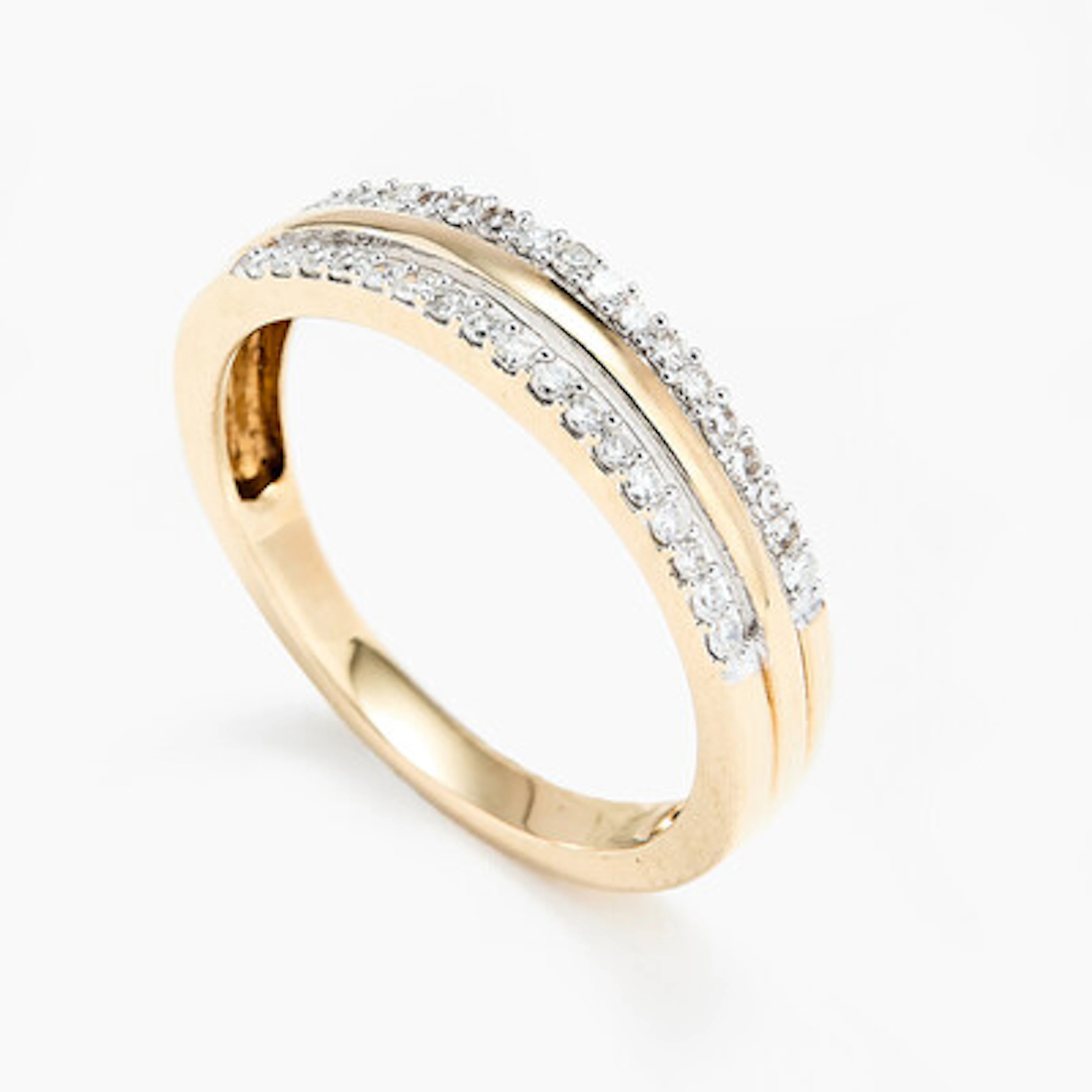 Ring med diamanter