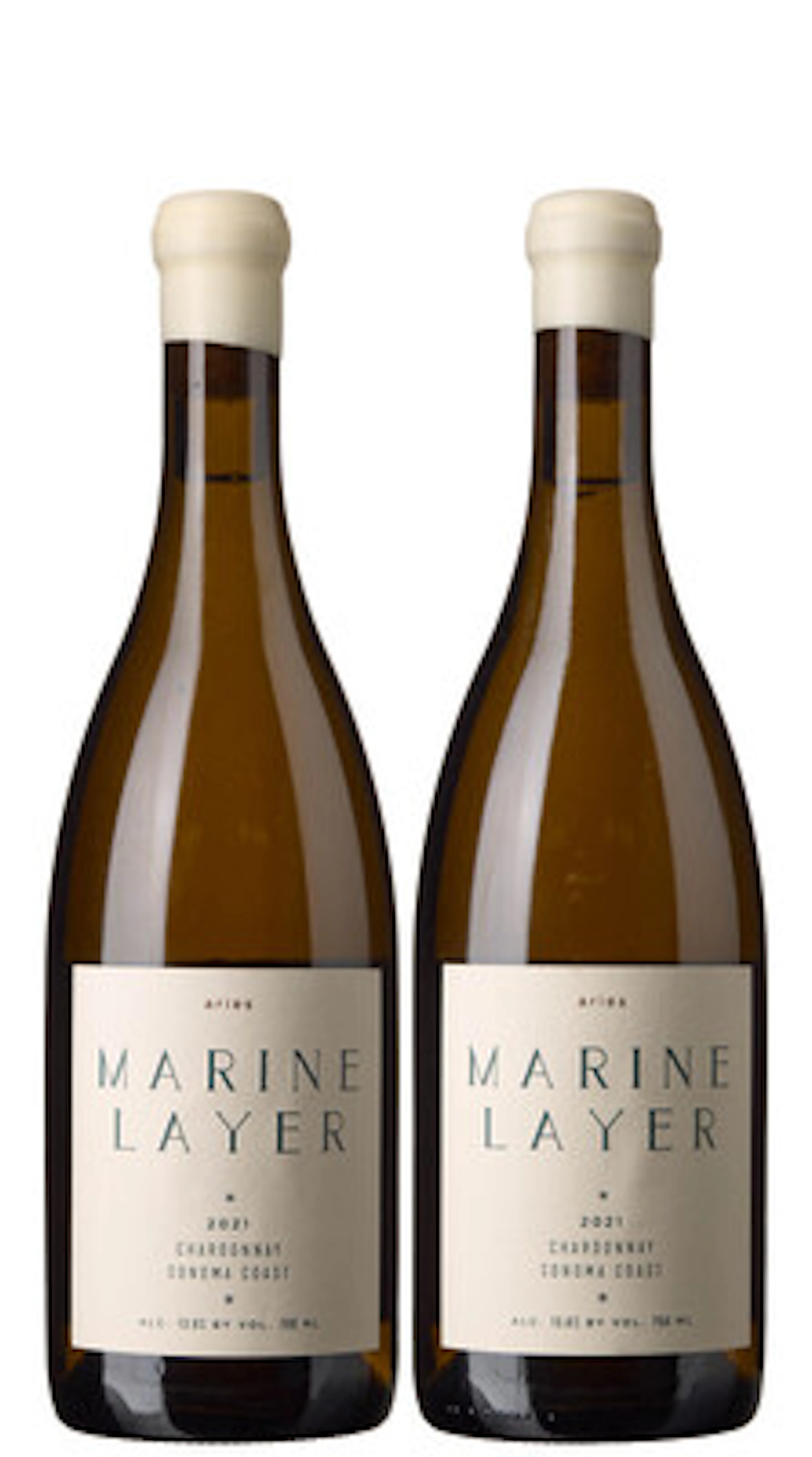 2 x Sonoma Coast Chardonnay Aries 2021, Marine Layer