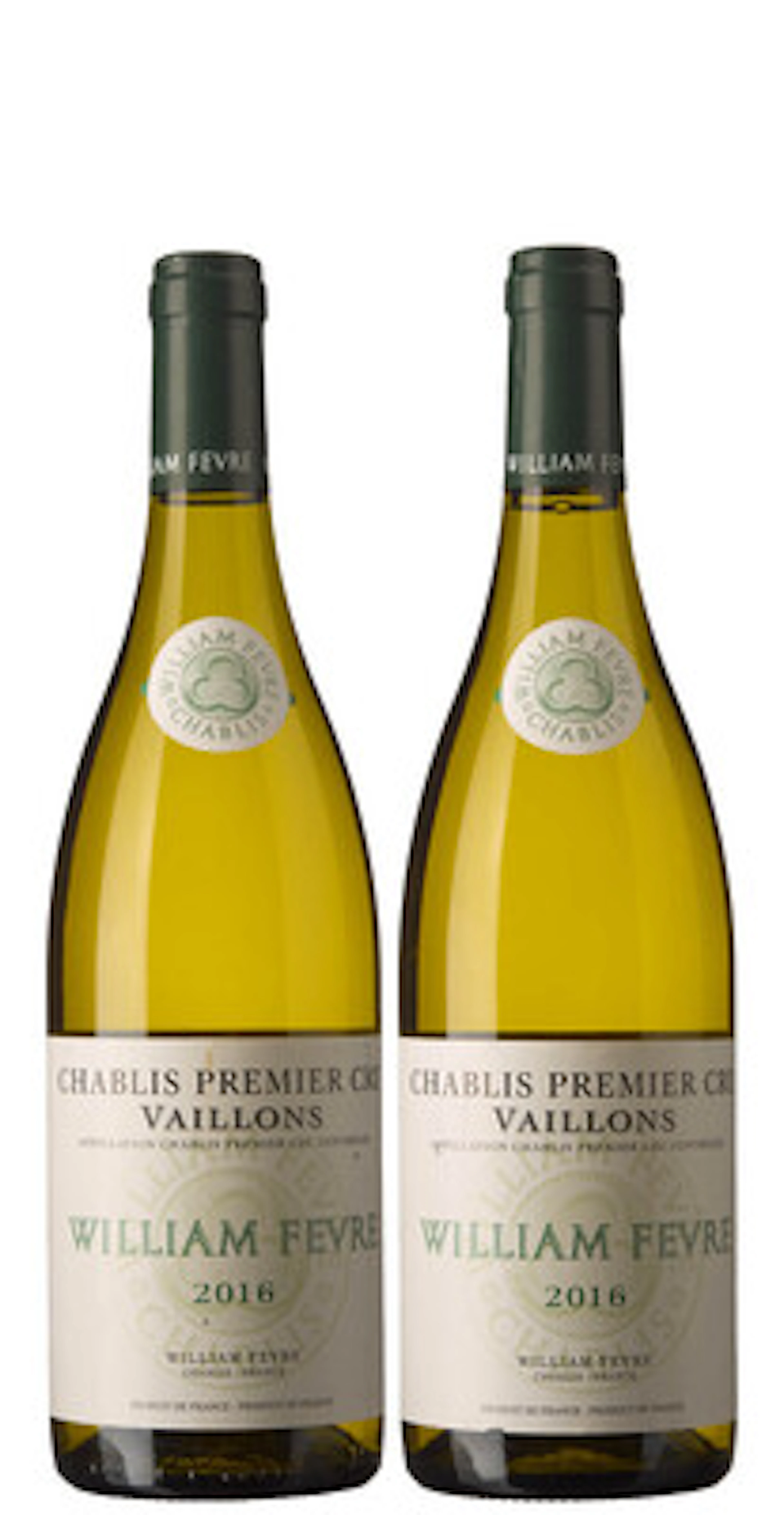 2 x Chablis 1er Cru Vaillons 2016, William Fevre