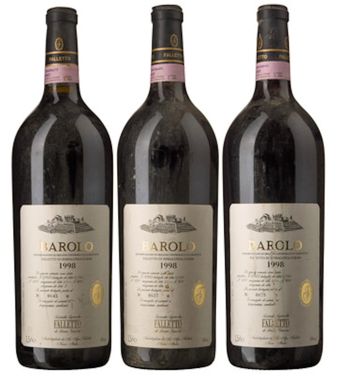 3 x MAG Barolo Falletto di Serralunga d'Alba 1998, Falletto di Bruno