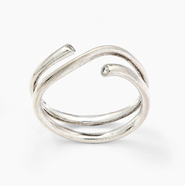 Ring Georg Jensen med to diamanter