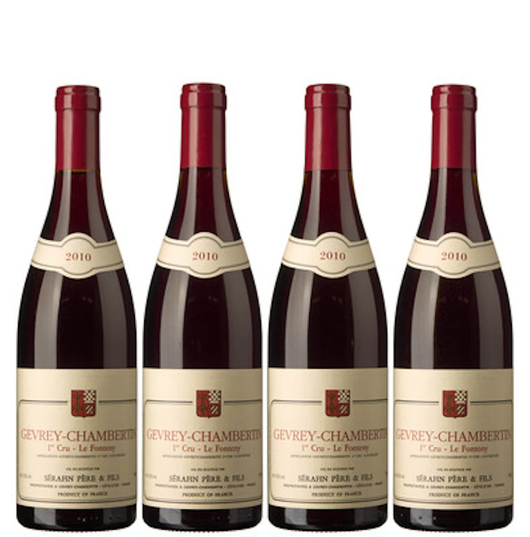 4 x Gevrey-Chambertin 1er Cru Le Fonteny 2010, Serafin Pere & Fils