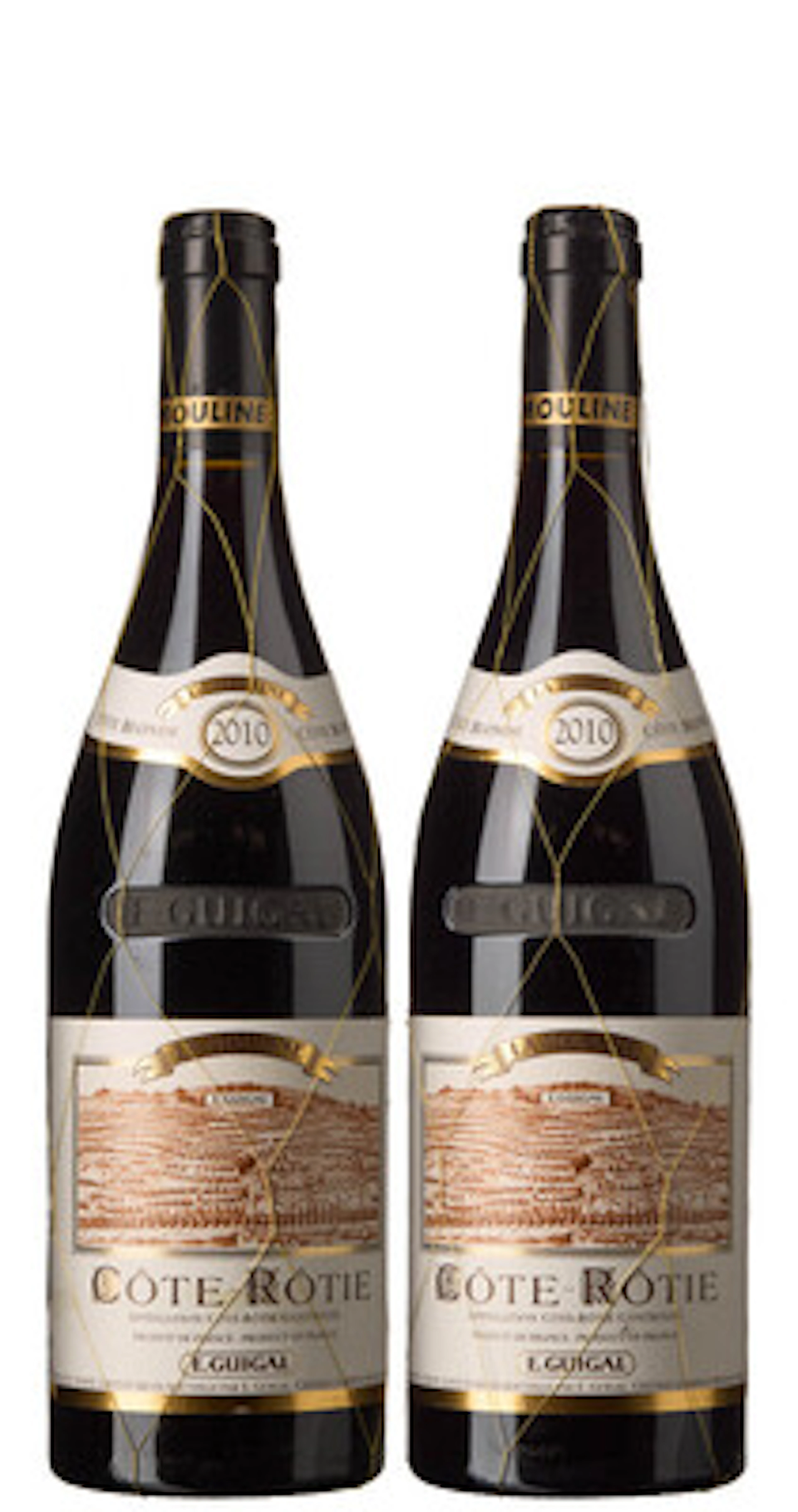2 x Cote-Rotie La Mouline 2010, E. Guigal