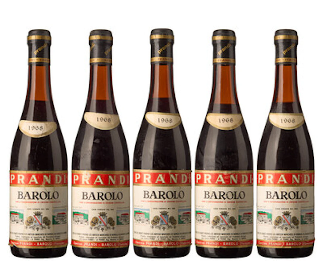 5 x Barolo 1968, Prandi