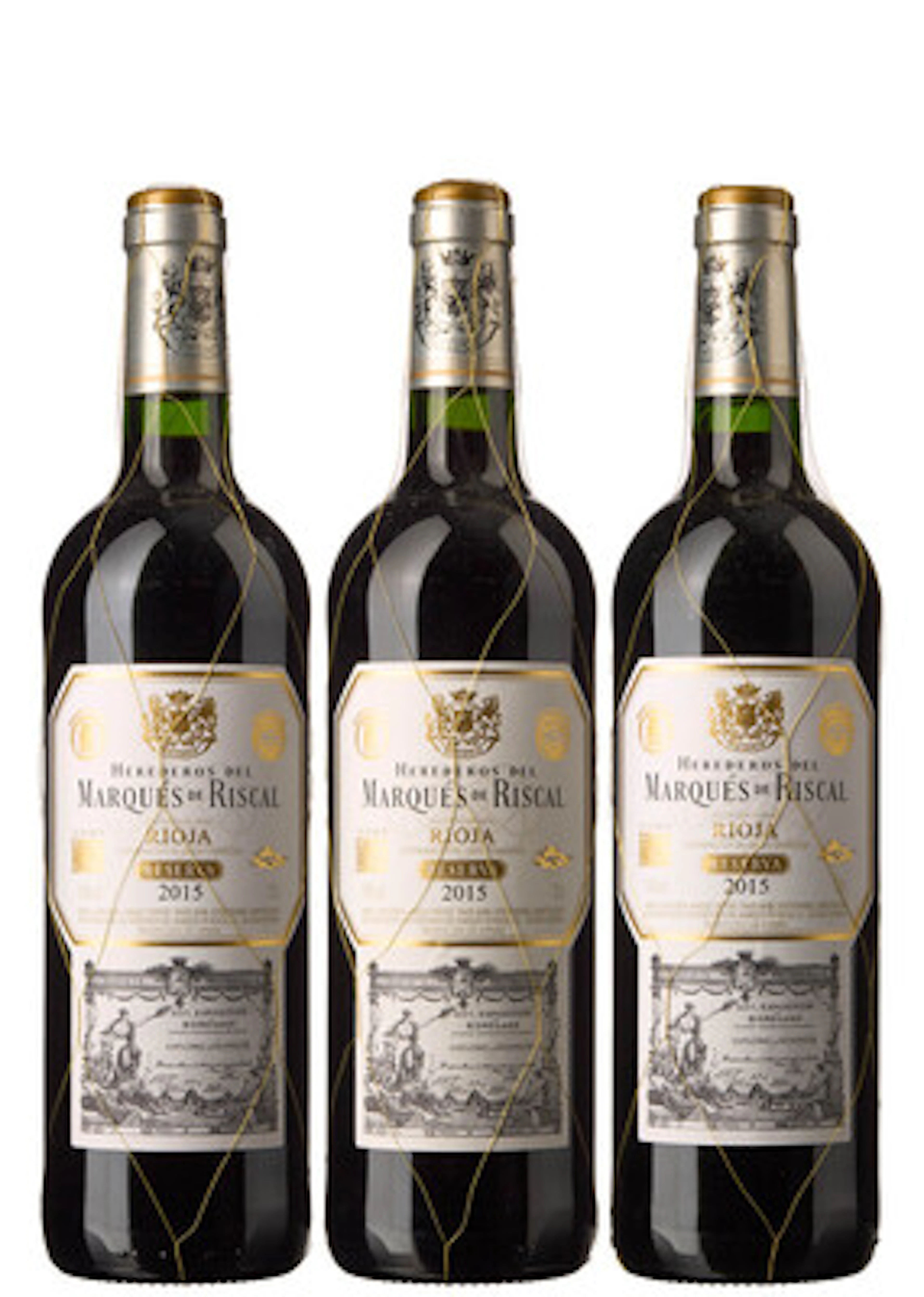 3 x Rioja Reserva 2015, Marques de Riscal