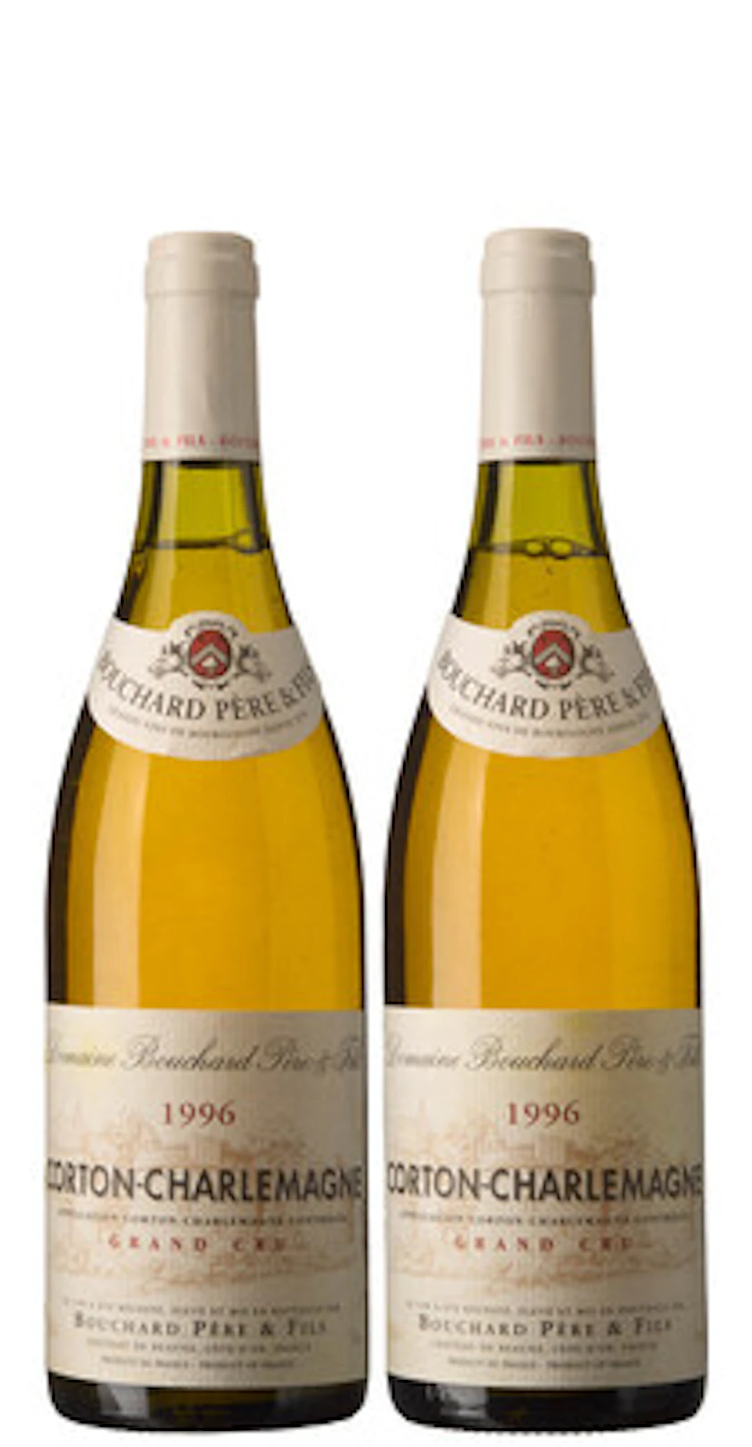 2 x Corton-Charlemagne Grand Cru 1996, Domaine Bouchard Pere & Fils