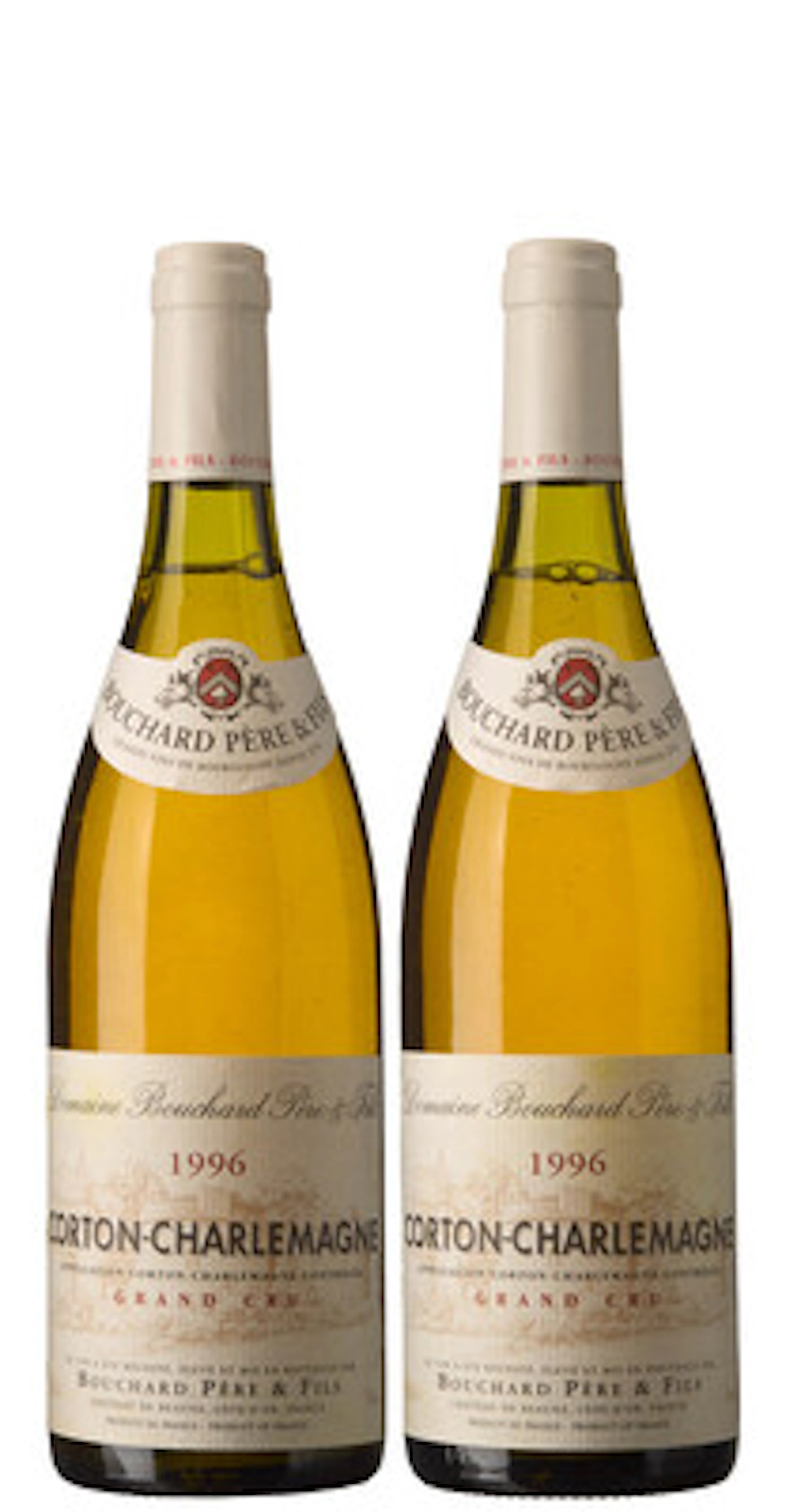 2 x Corton-Charlemagne Grand Cru 1996, Domaine Bouchard Pere & Fils