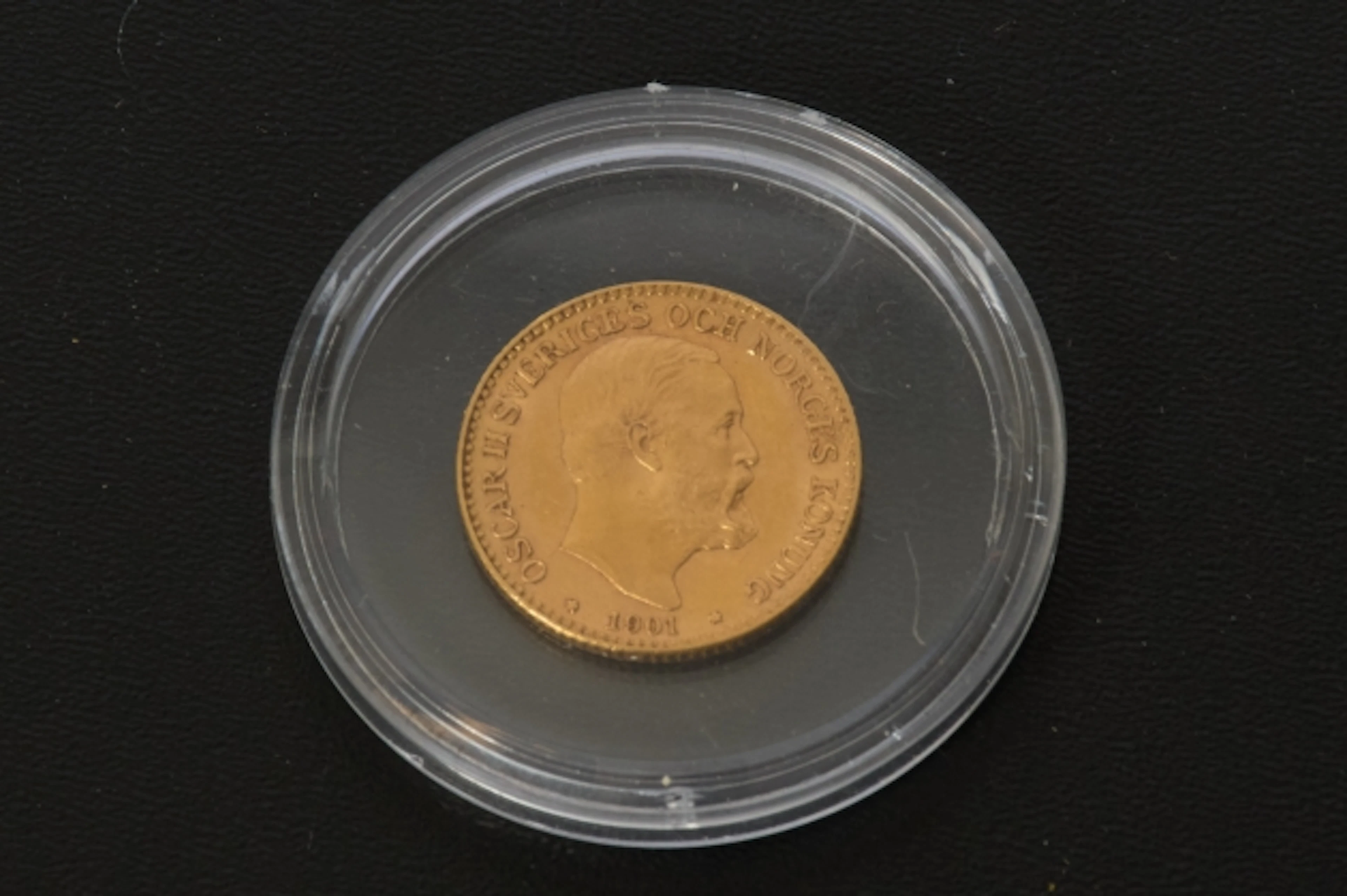Guldmynt 21,6K, Sverige 10 Kr Oscar II