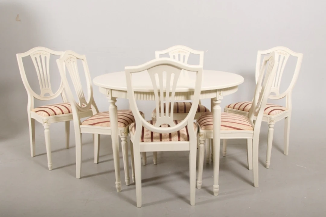 Matsalsmöbel, Gustaviansk stil