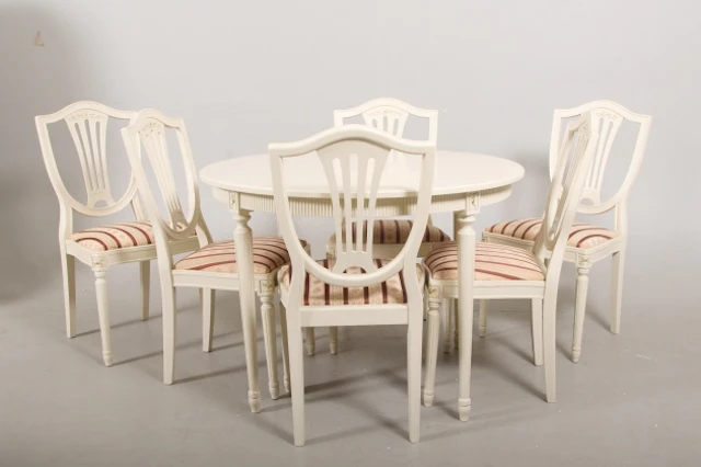 Matsalsmöbel, Gustaviansk stil