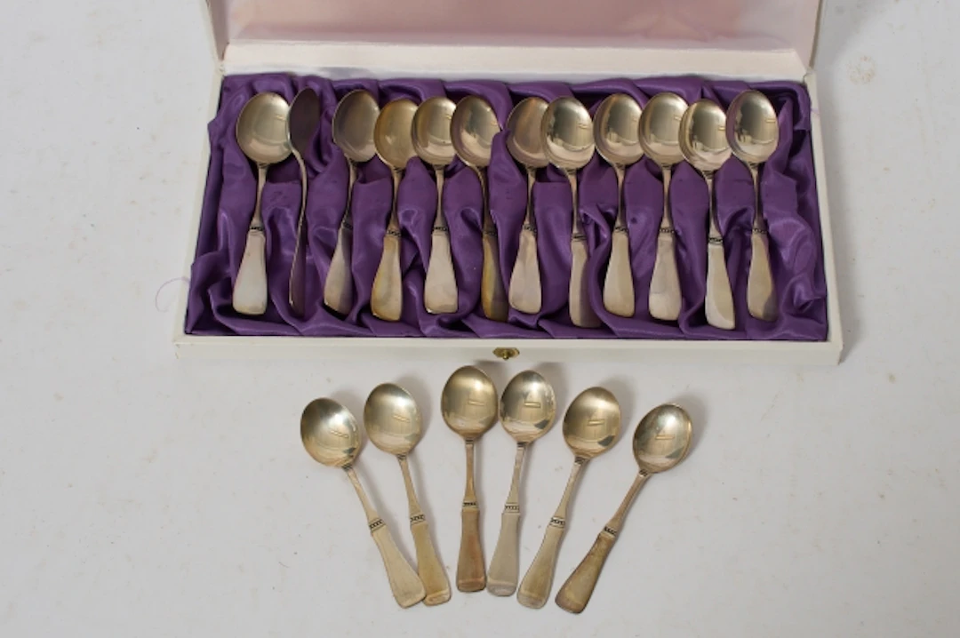 Kaffe- samt mockaskedar, silver