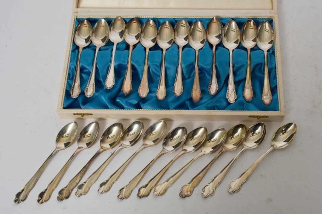 Kaffeskedar silver