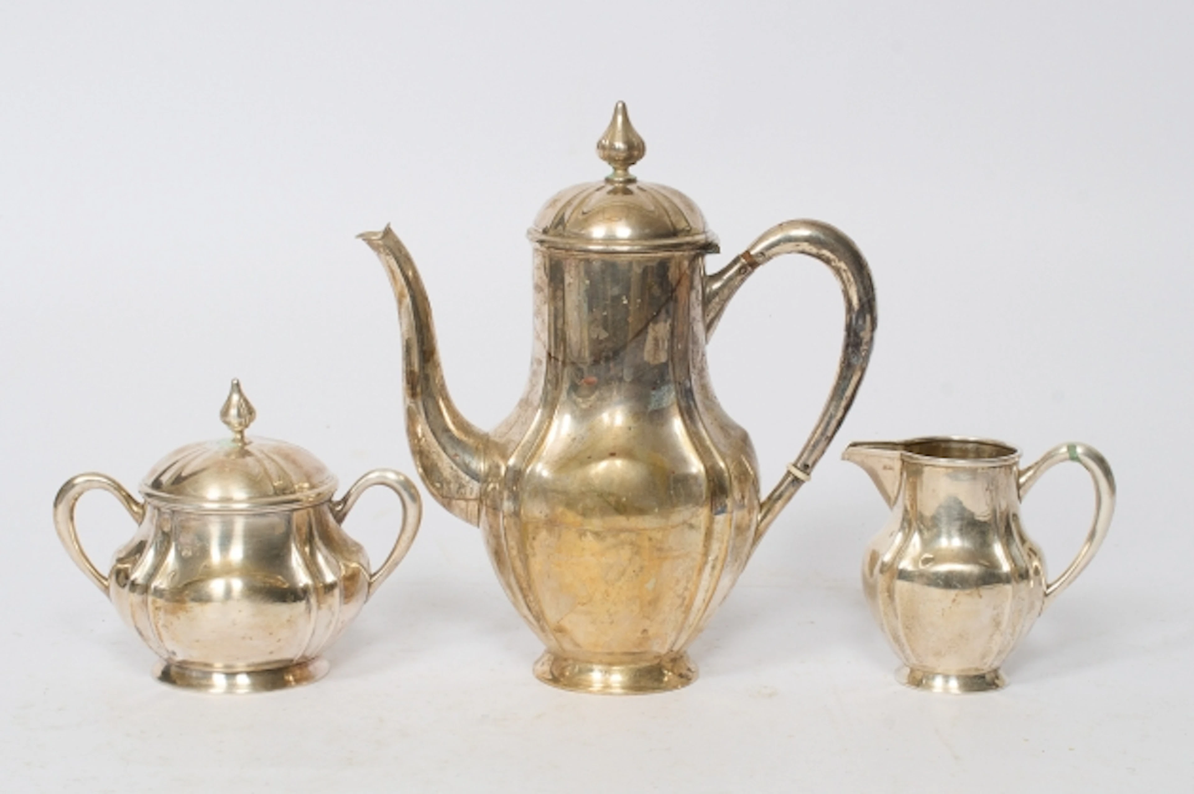Kaffeservis, silver