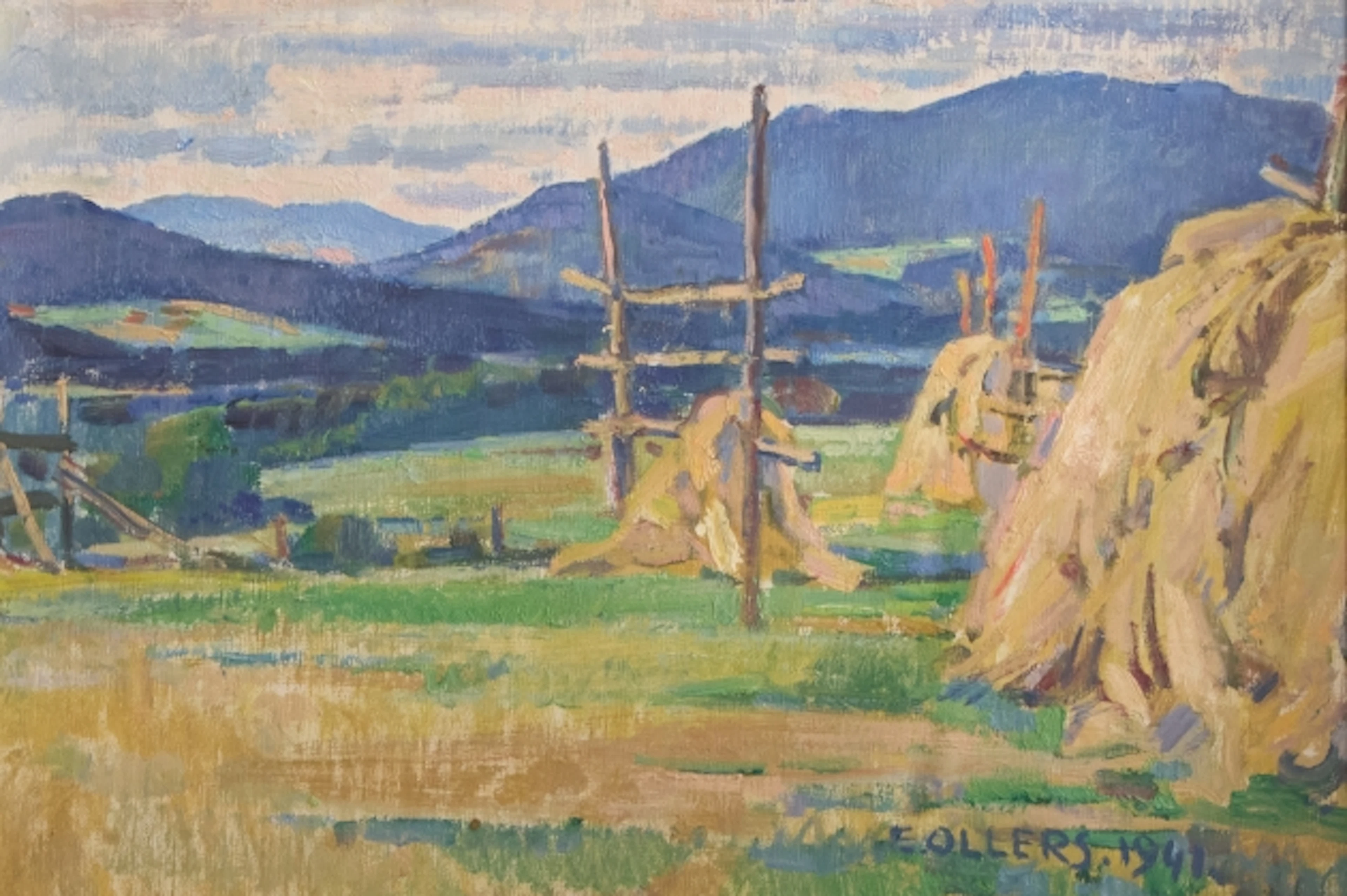 Olja på duk, Edwin Ollers