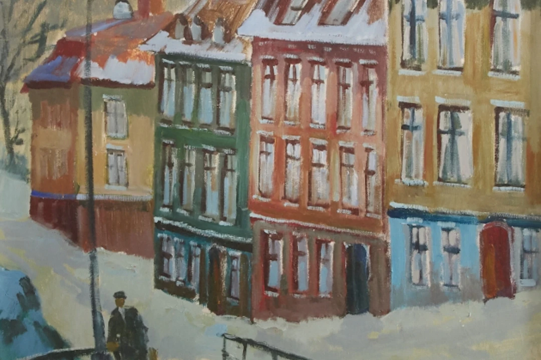 Olja på duk, Tage Gavik