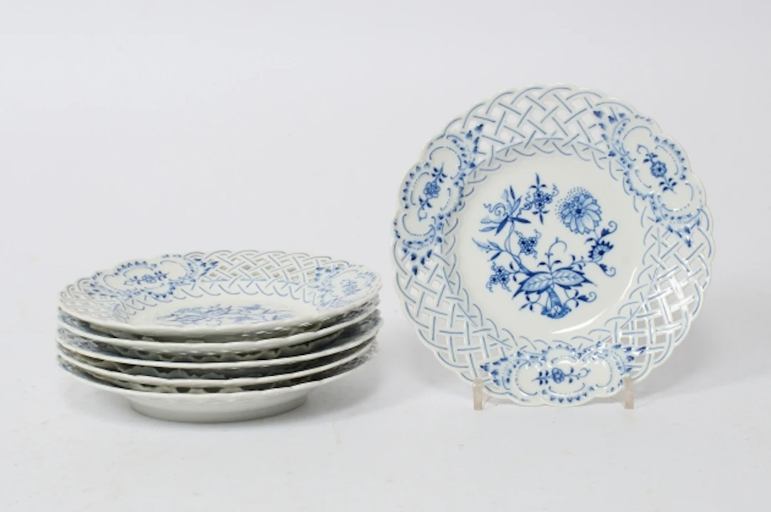 Assietter, "Lökmönstret", Meissen