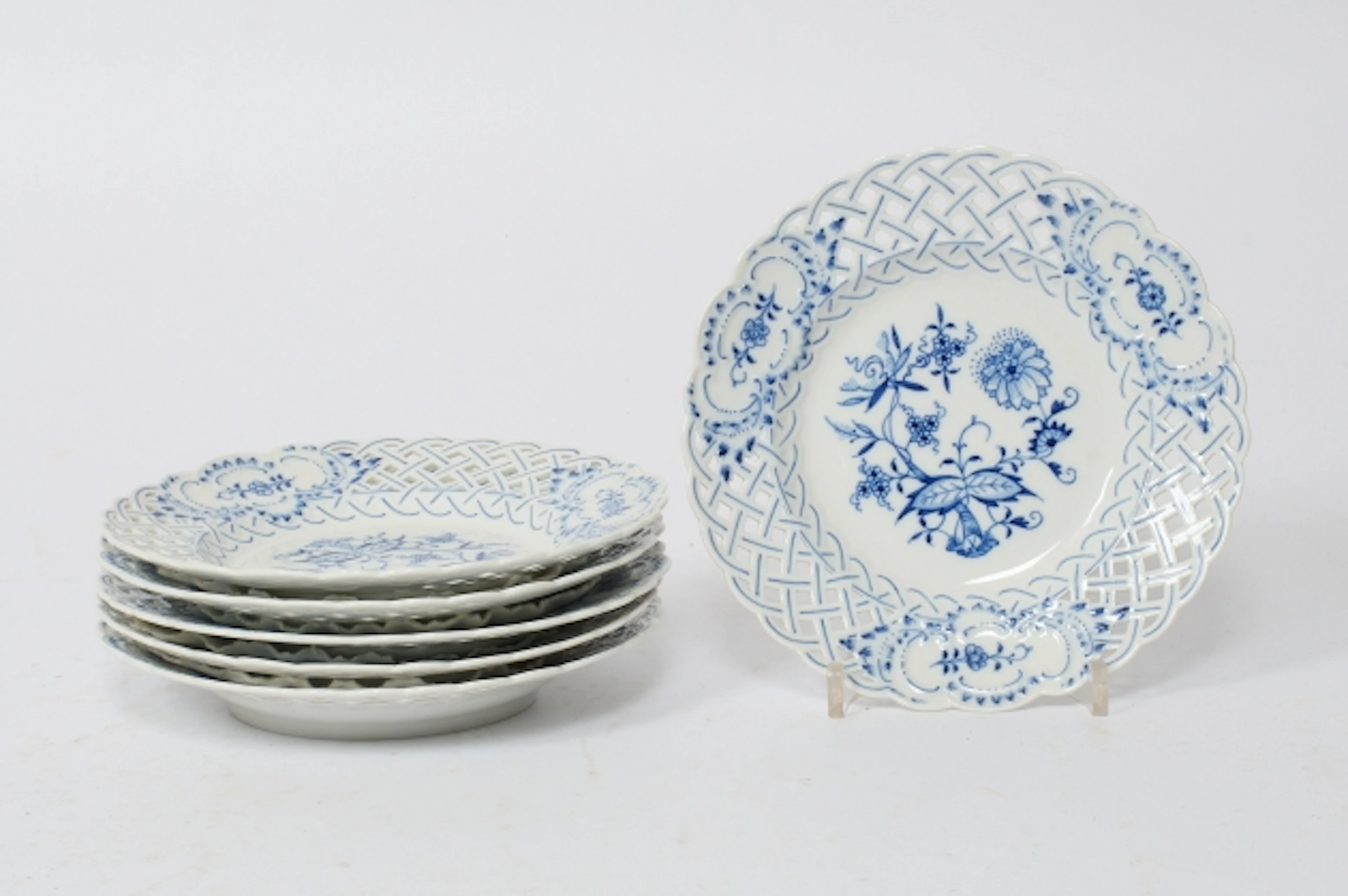 Assietter, "Lökmönstret", Meissen