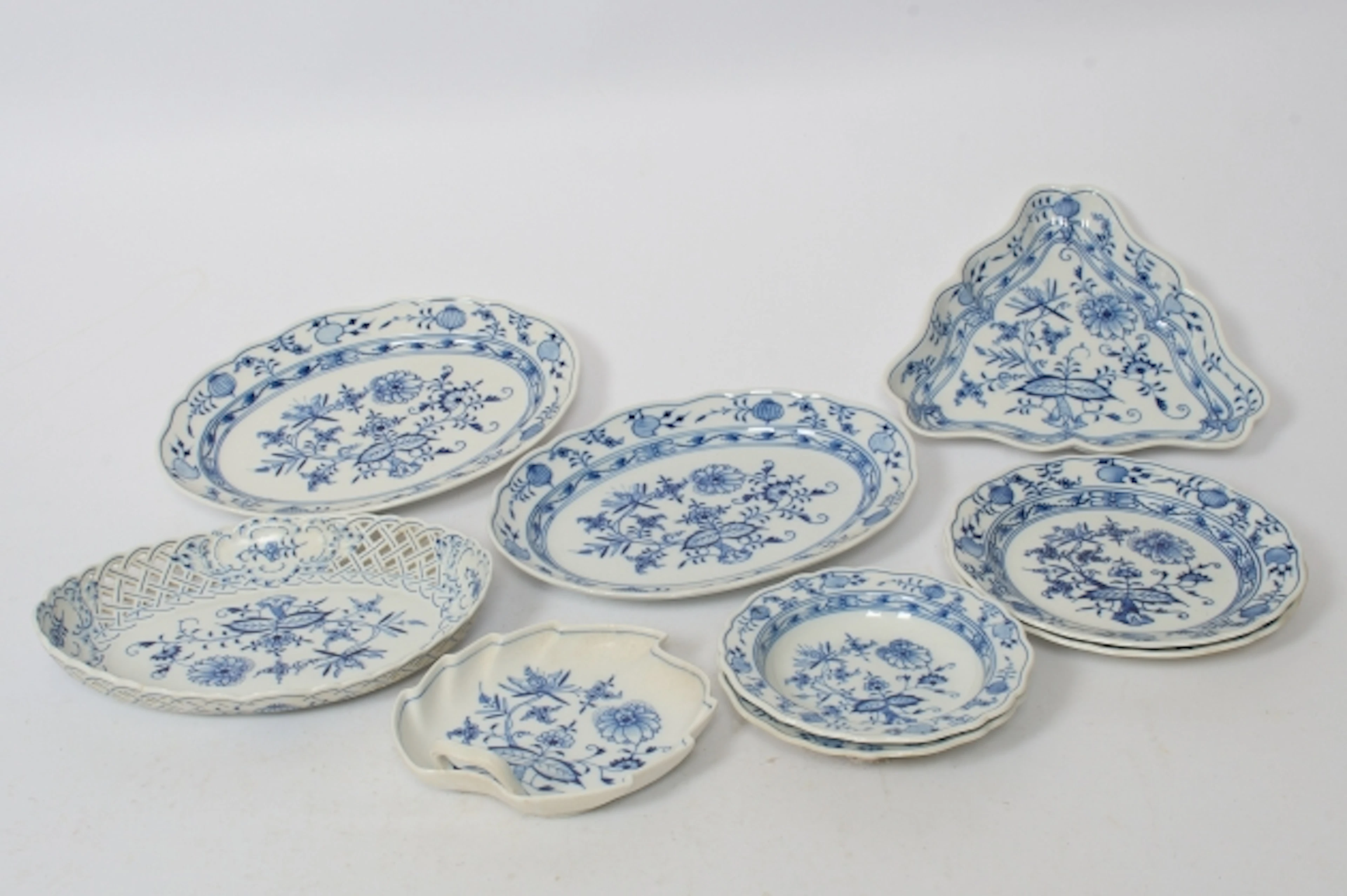 Porslin, "Lökmönstret", Meissen