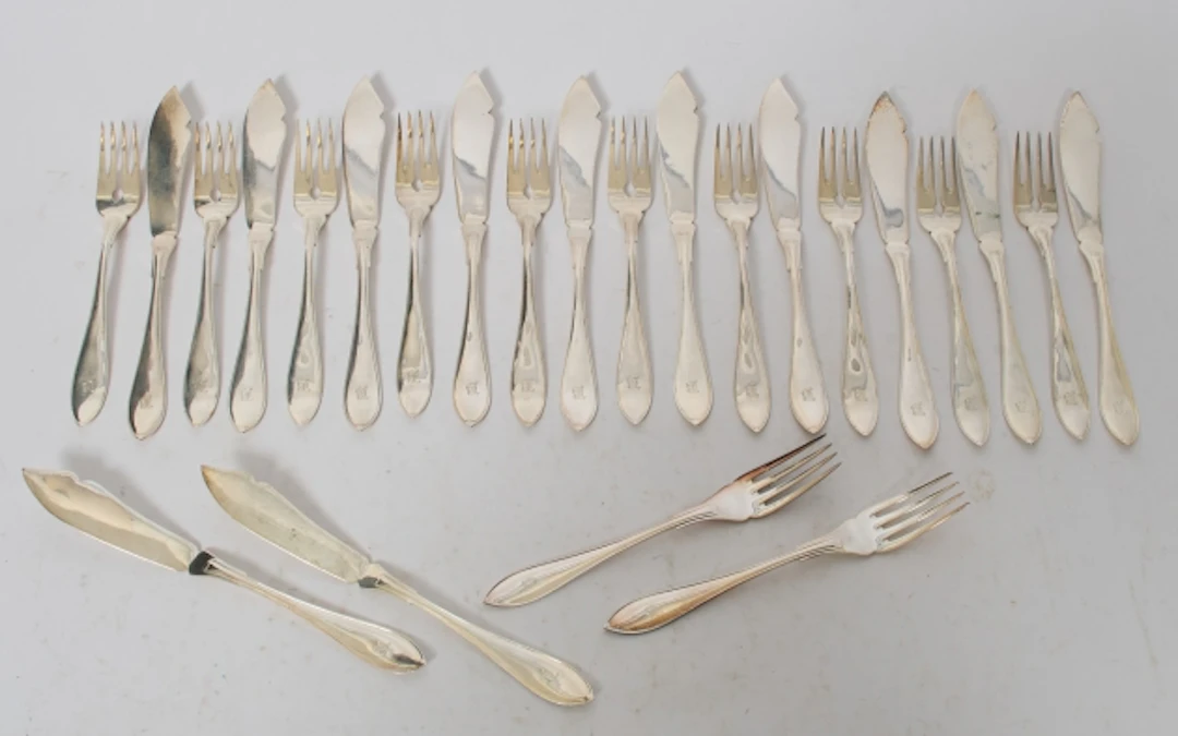 Fiskbestick, Silver