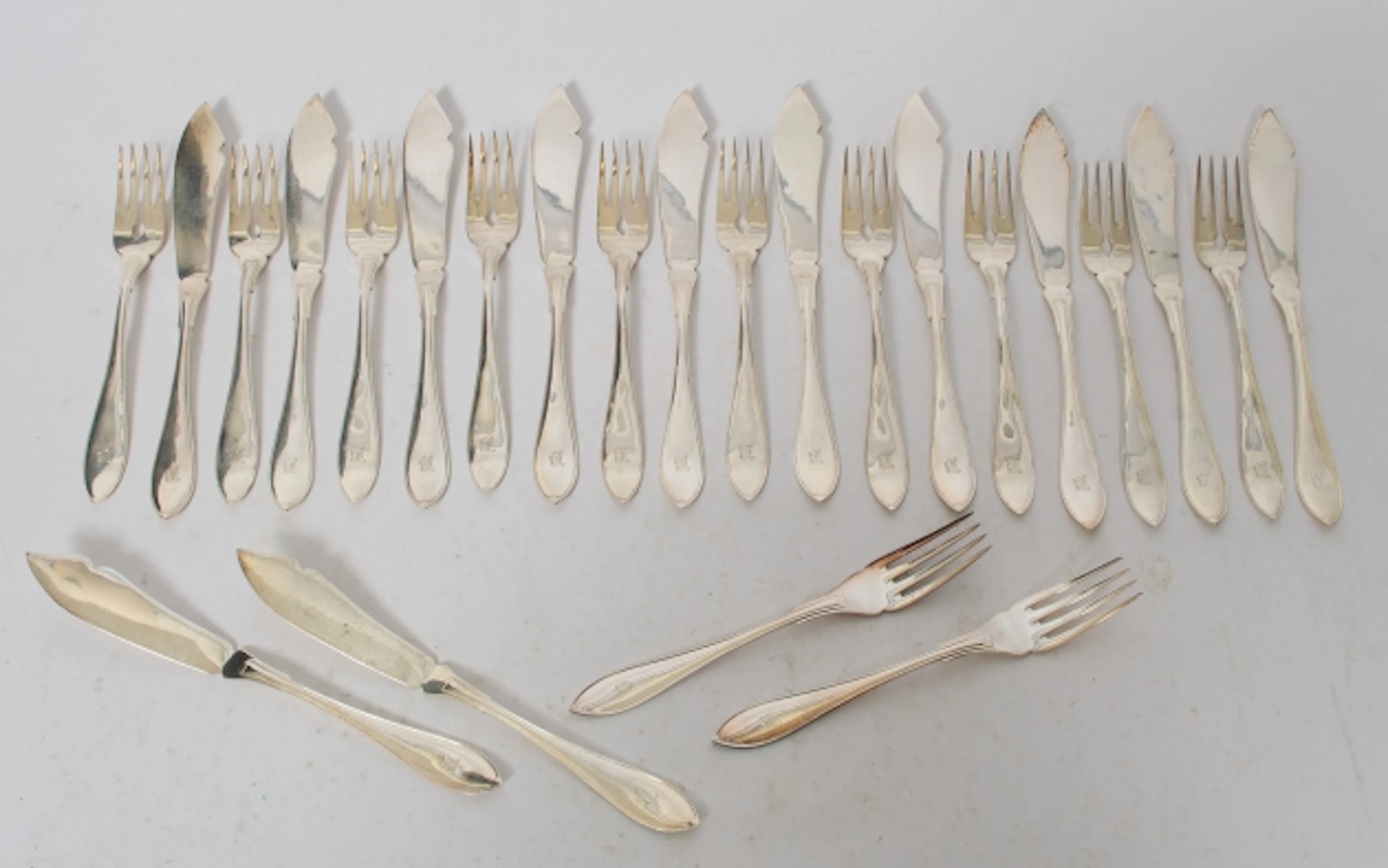 Fiskbestick, Silver